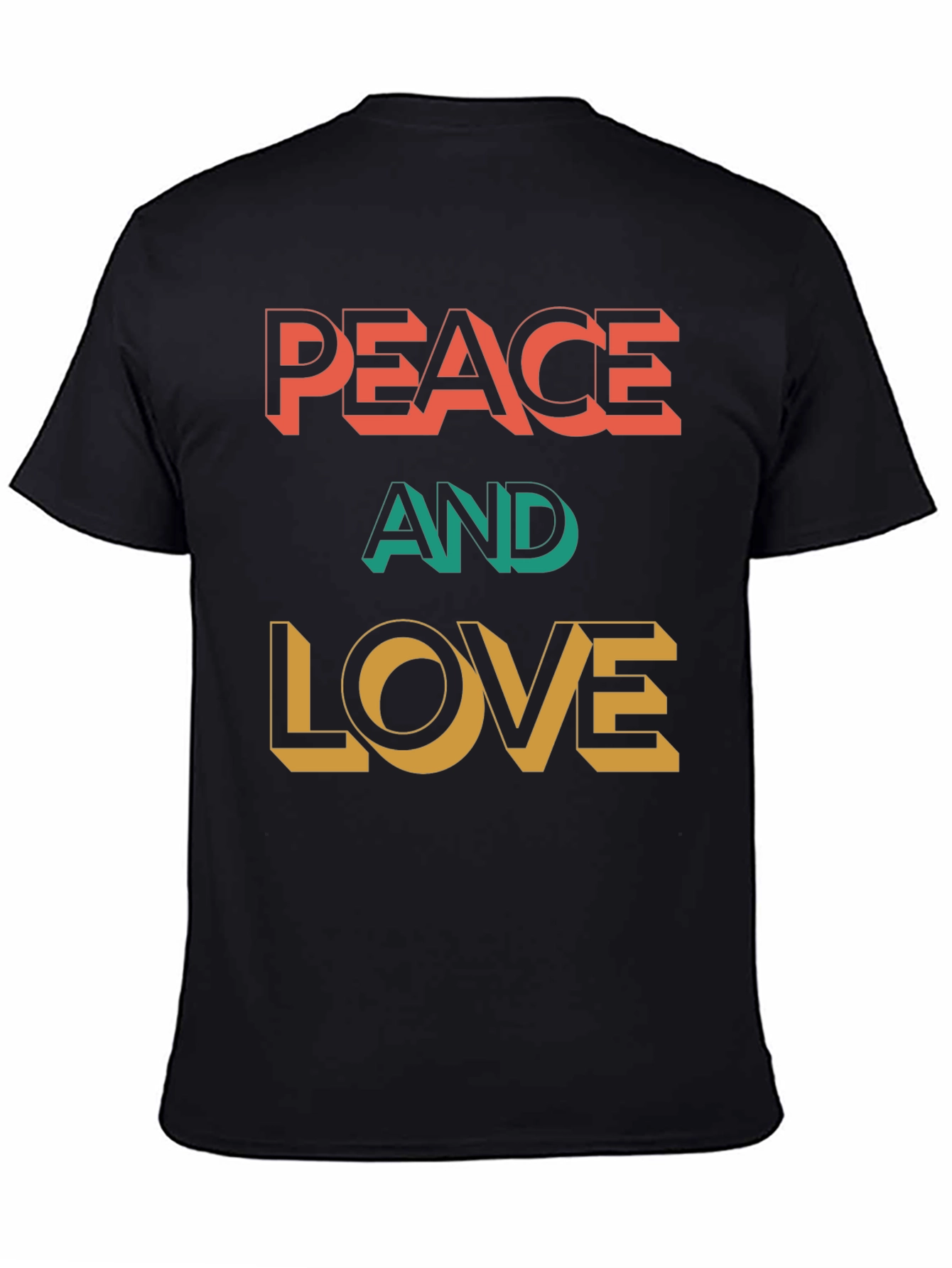 Peace and Love Graphic T-Shirt