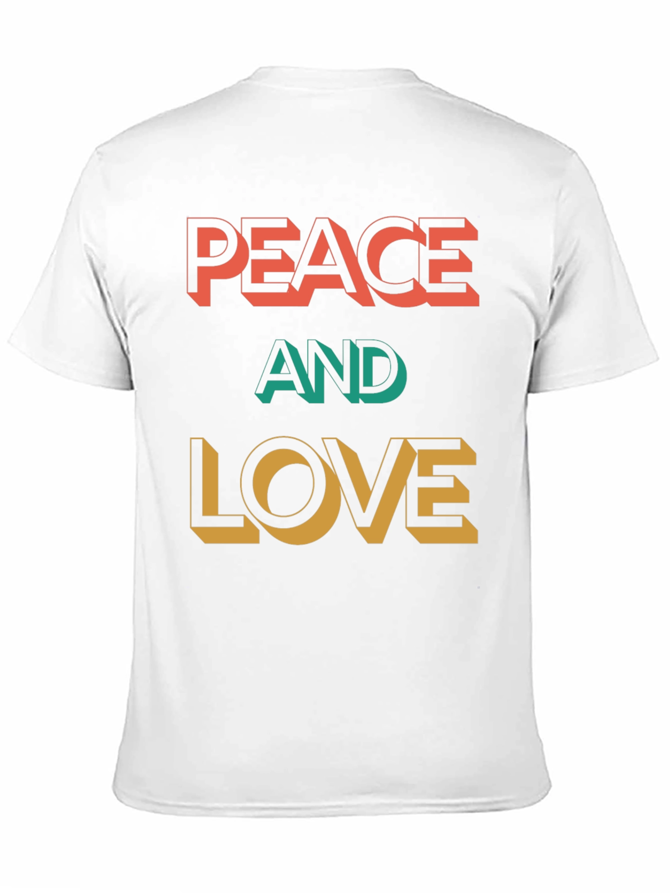 Peace and Love Graphic T-Shirt