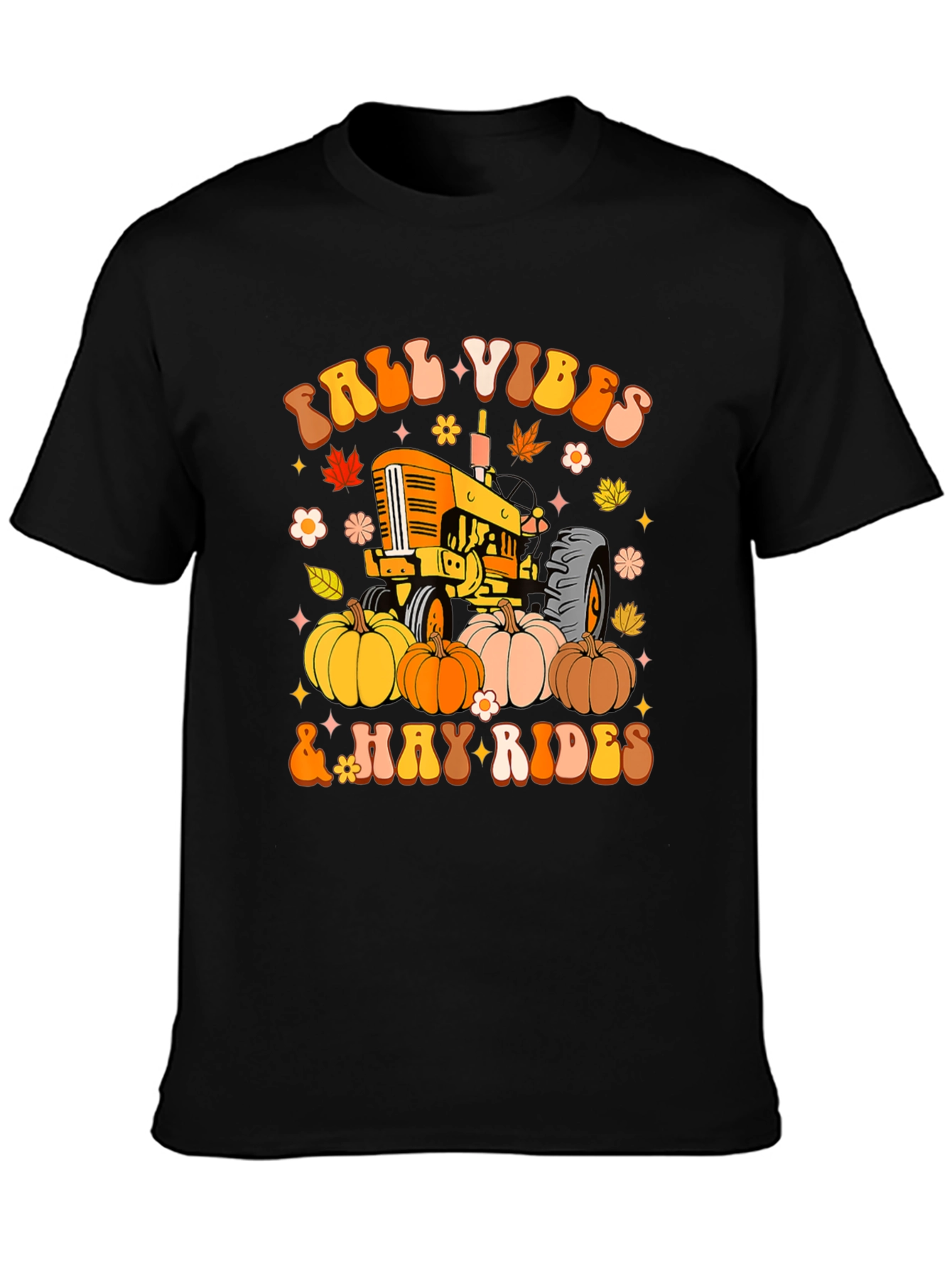 Fall Vibes & Hay Rides Graphic Tee