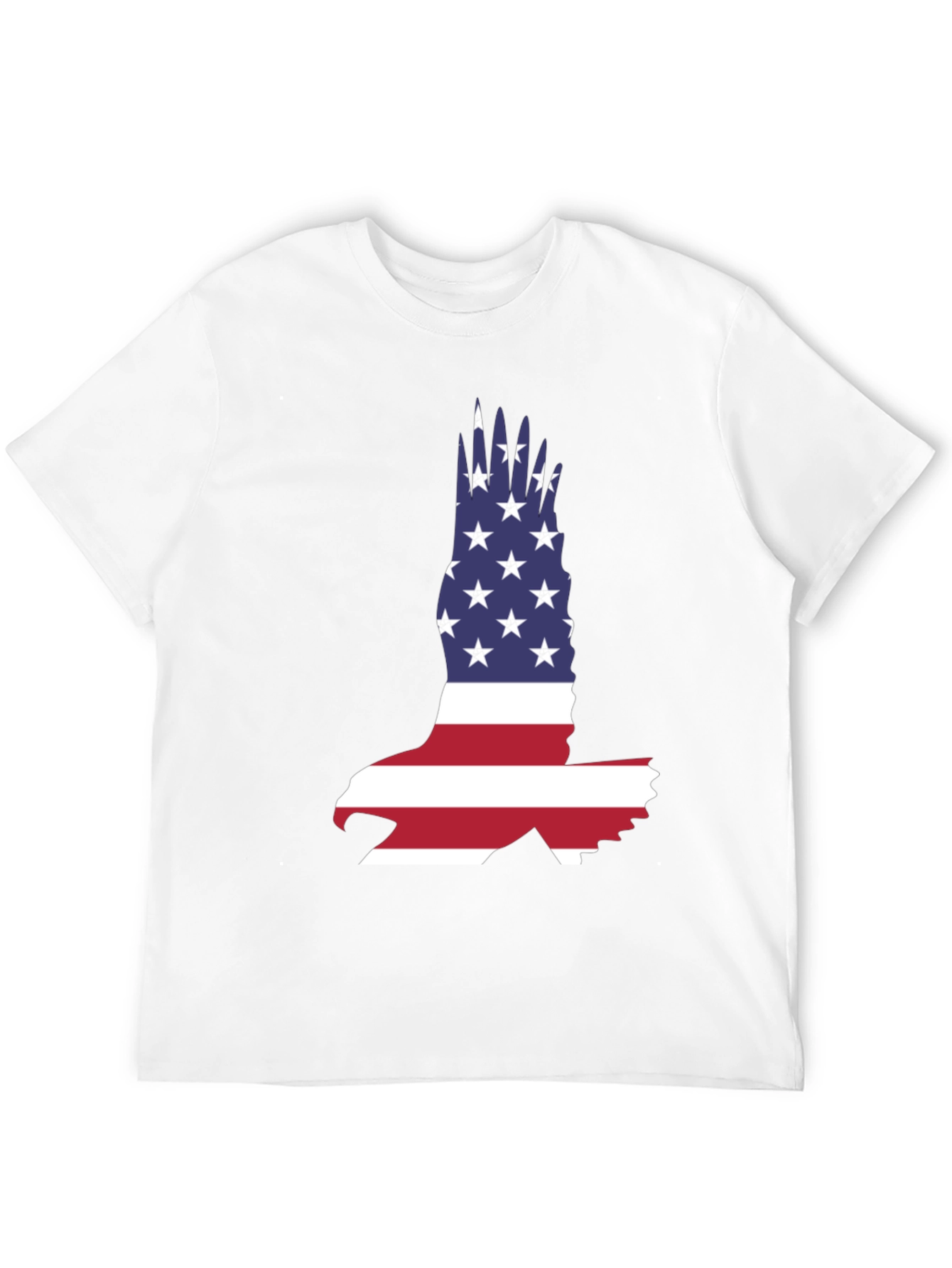 American Flag Eagle Graphic Tee - Patriotic T-Shirt