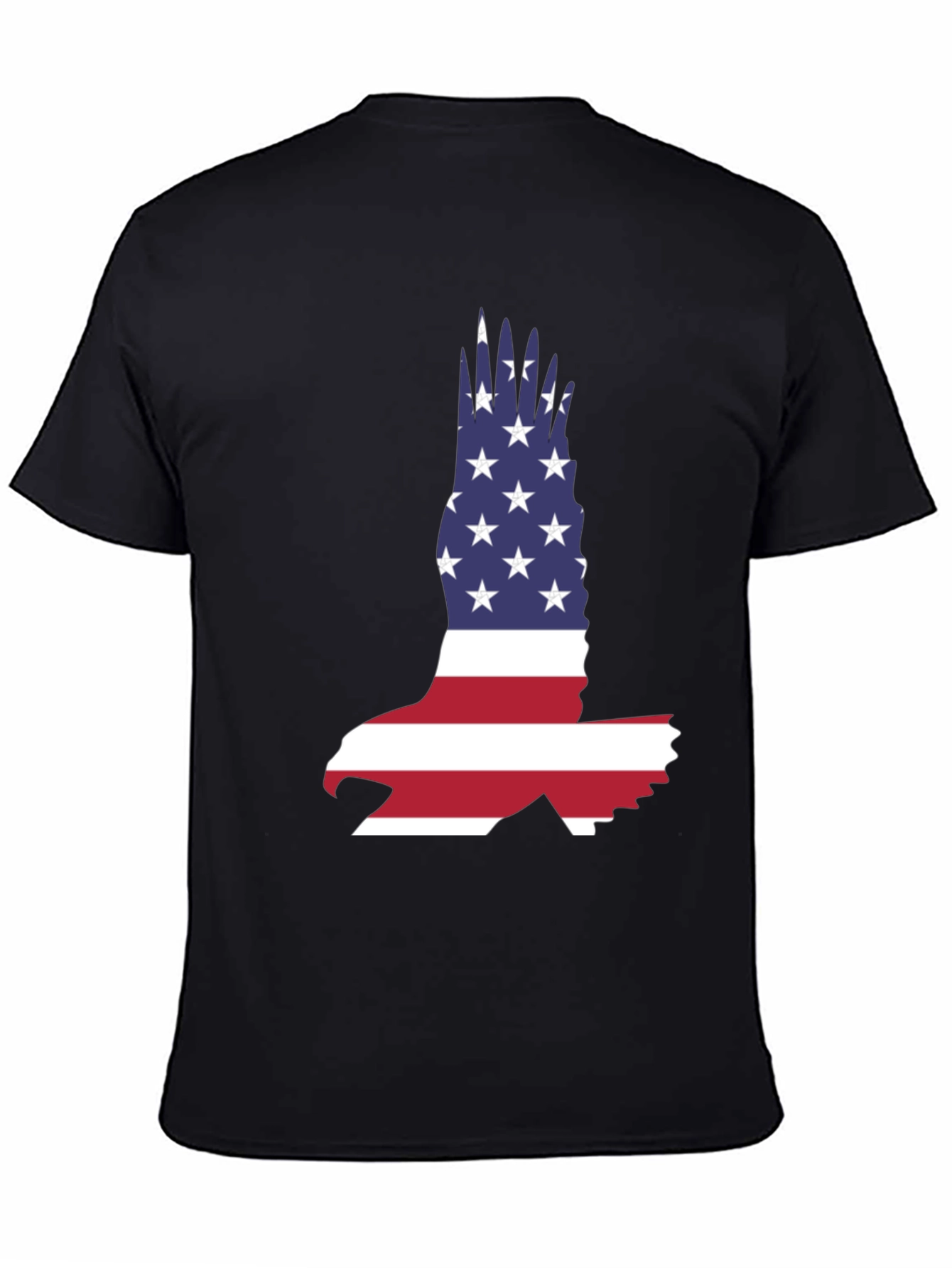 American Flag Eagle Graphic Tee - Patriotic T-Shirt