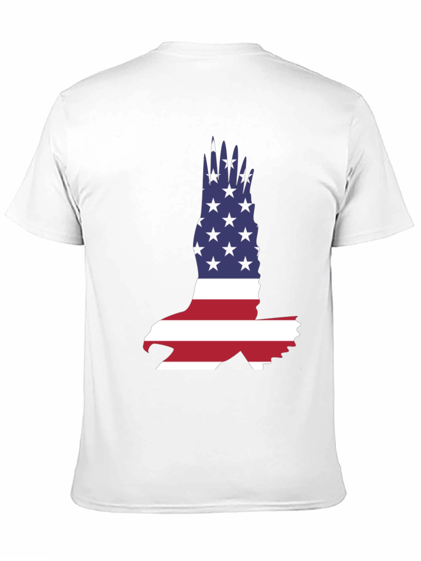 American Flag Eagle Graphic Tee - Patriotic T-Shirt