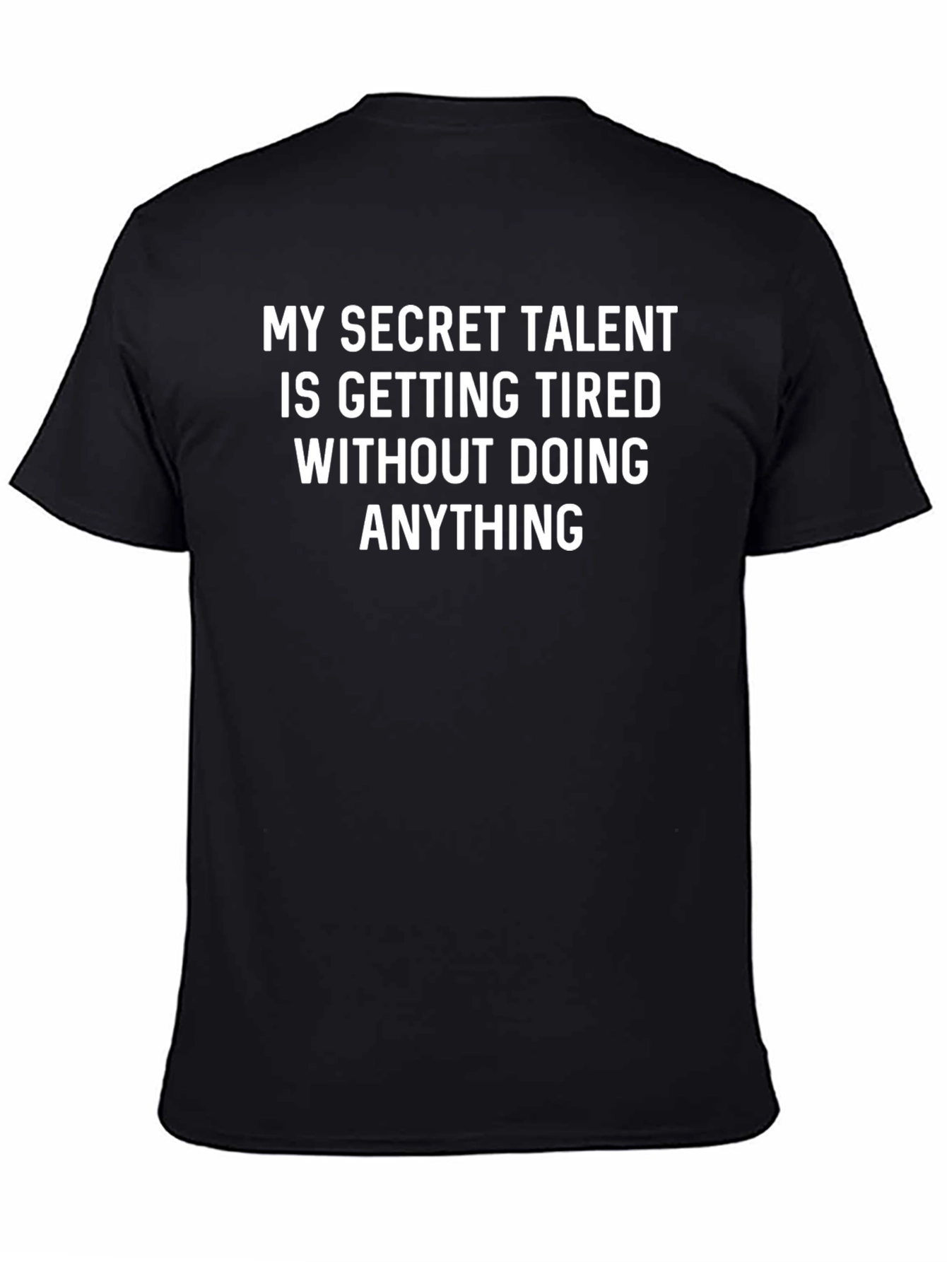 Funny Secret Talent Black T-Shirt