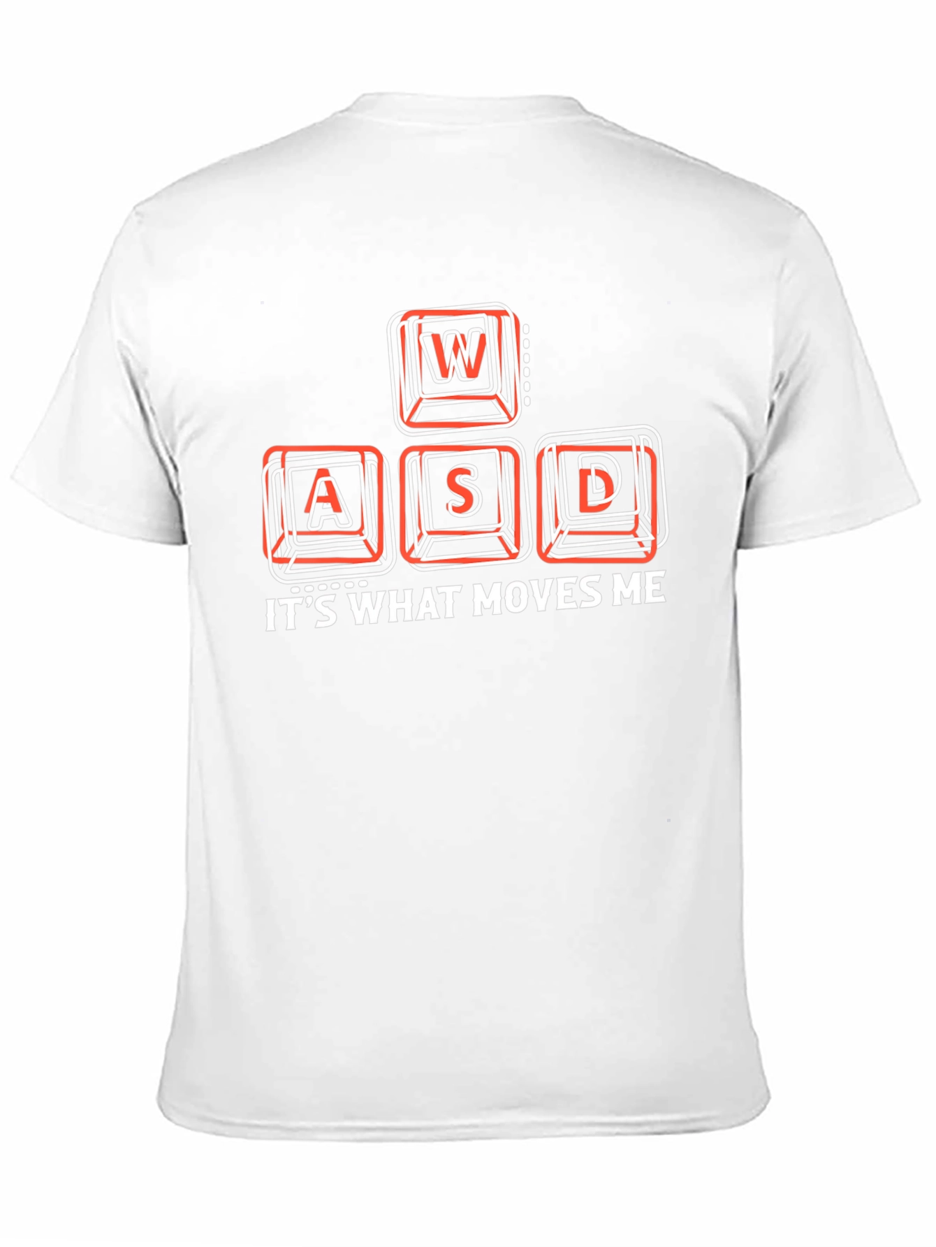Gamer T-Shirt - WASD Keys Graphic Tee
