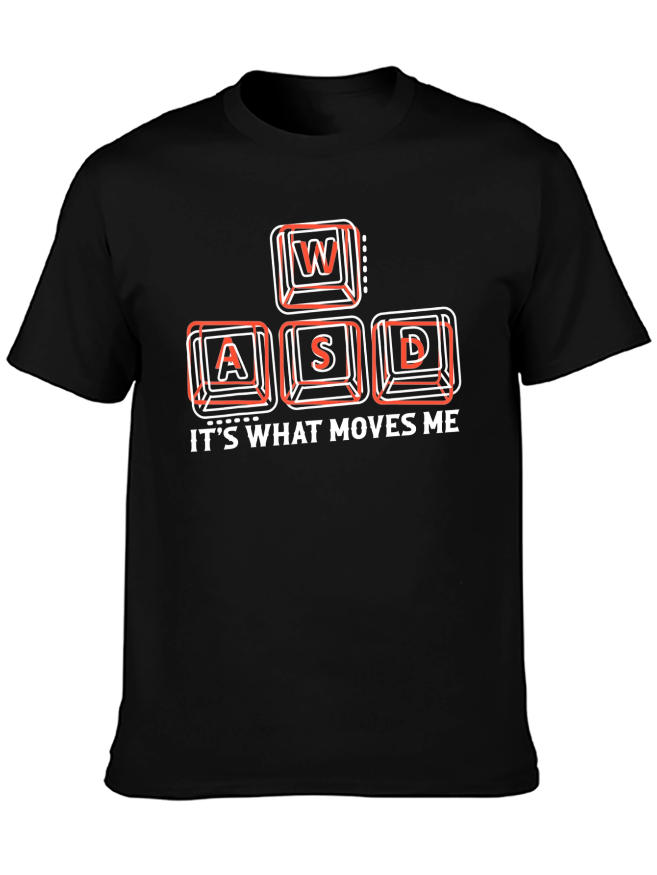 Gamer T-Shirt - WASD Keys Graphic Tee