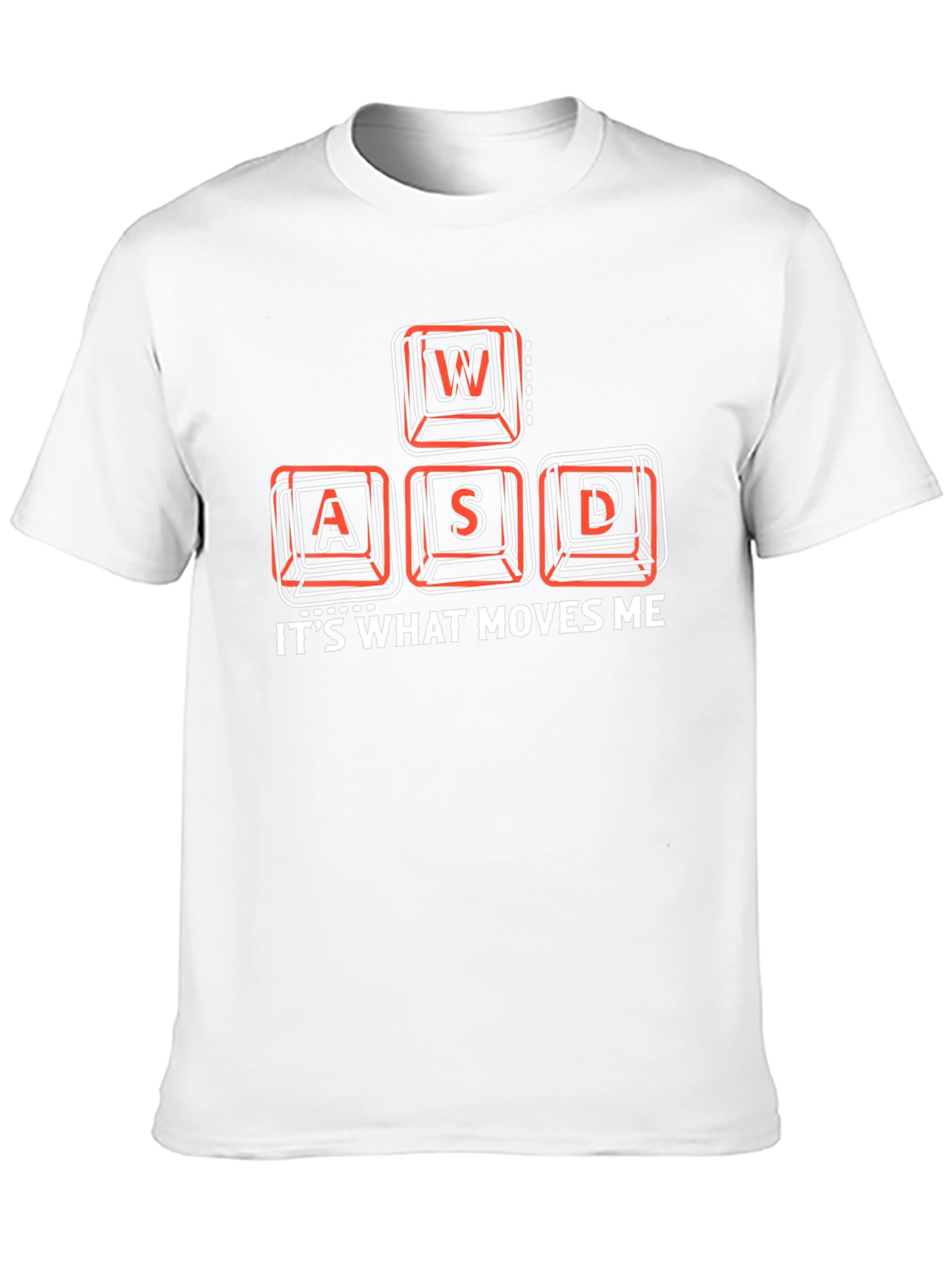 Gamer T-Shirt - WASD Keys Graphic Tee