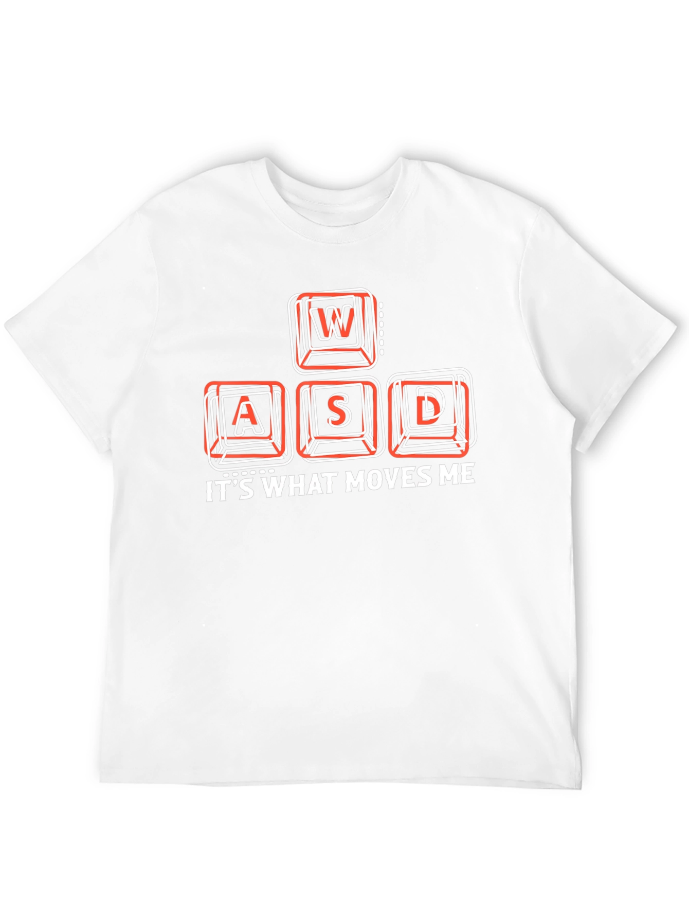 Gamer T-Shirt - WASD Keys Graphic Tee
