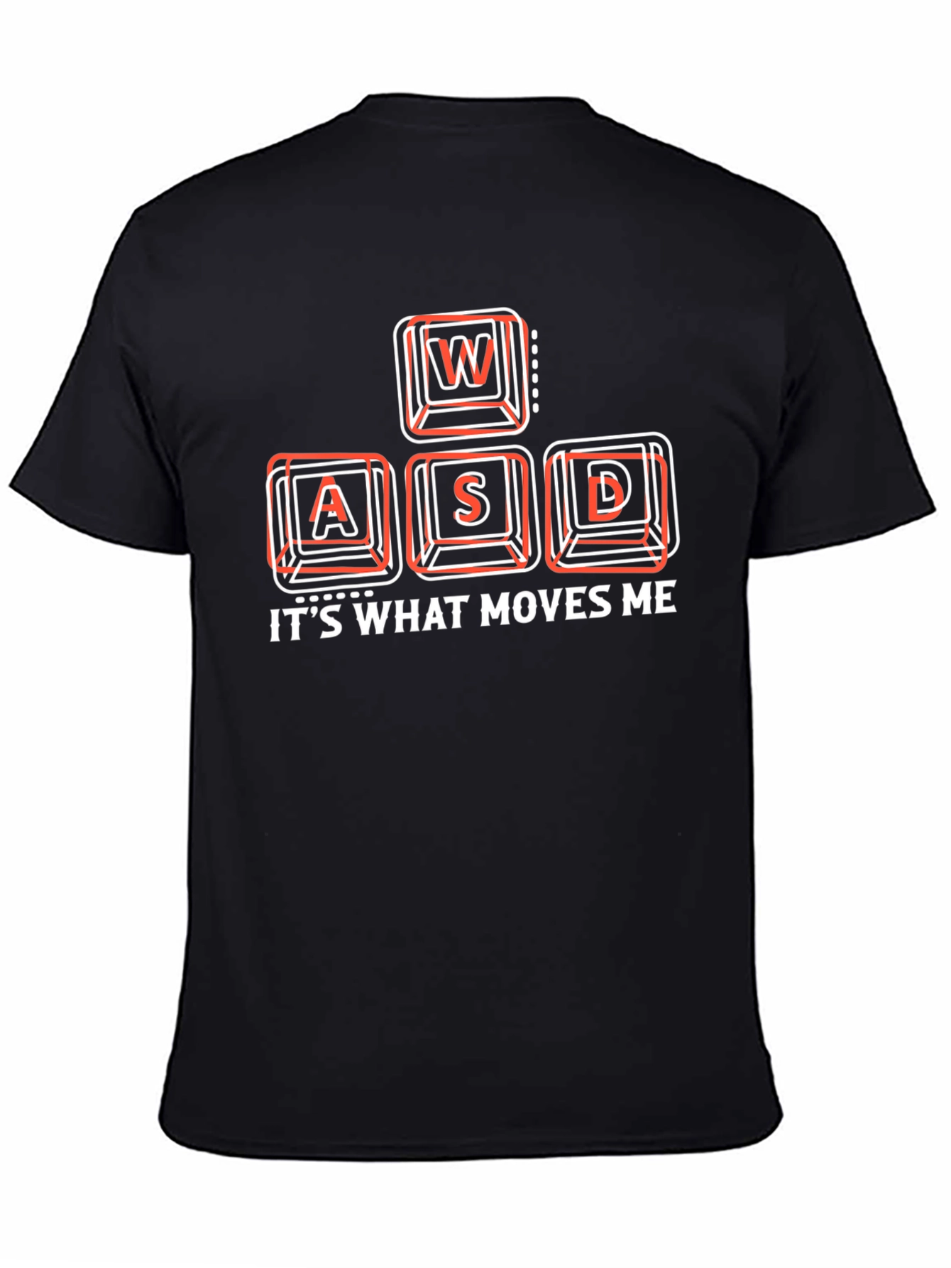 Gamer T-Shirt - WASD Keys Graphic Tee