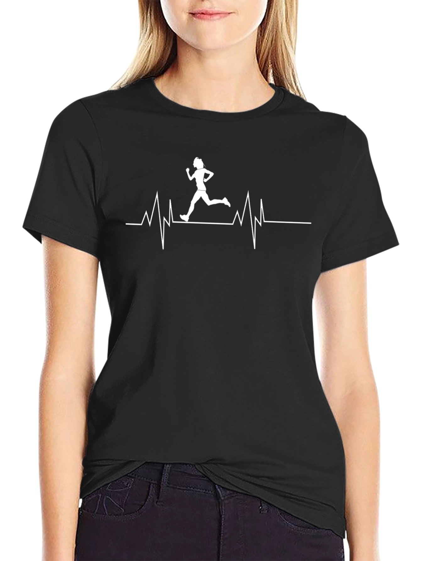 Runner Heartbeat Graphic T-Shirt