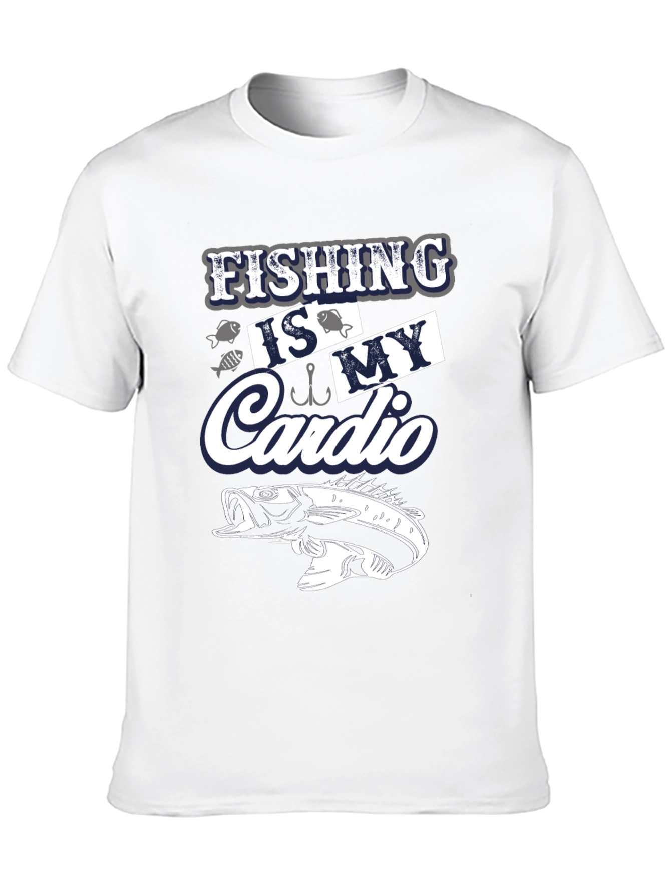 Fishing is My Cardio Graphic Tee