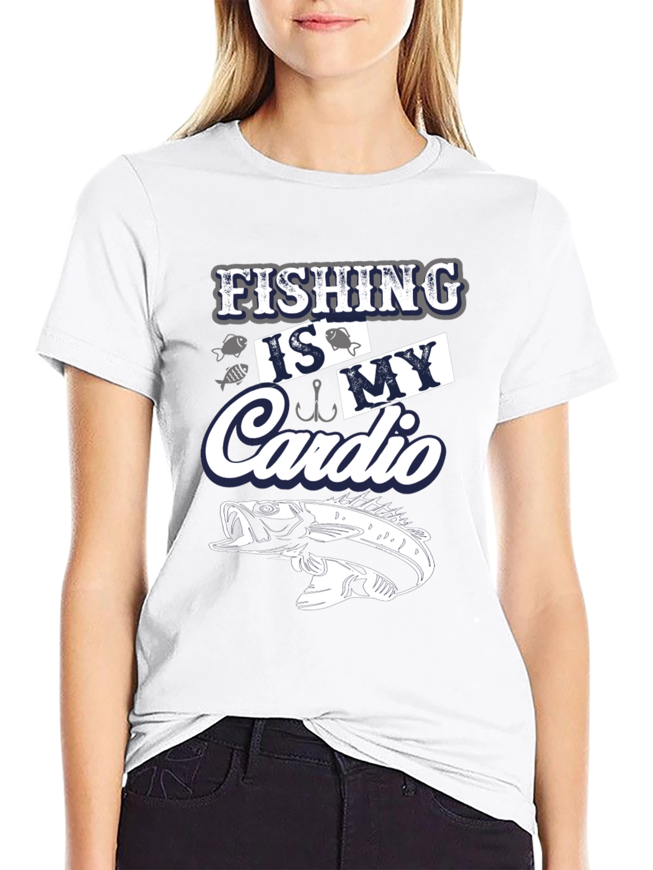 Fishing is My Cardio Graphic Tee