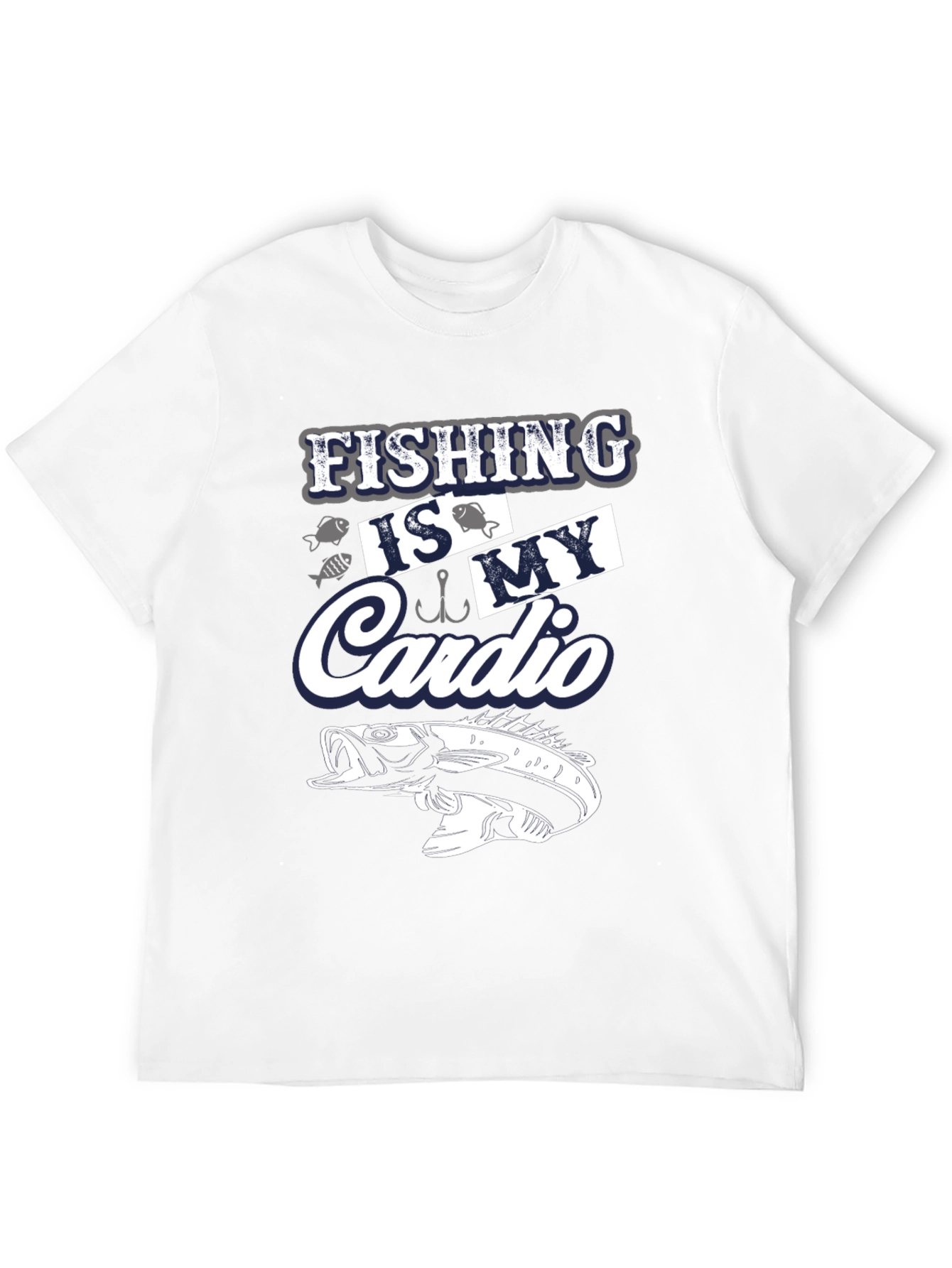 Fishing is My Cardio Graphic Tee