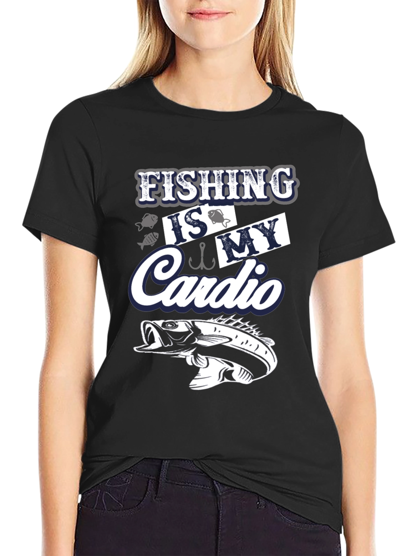 Fishing is My Cardio Graphic Tee