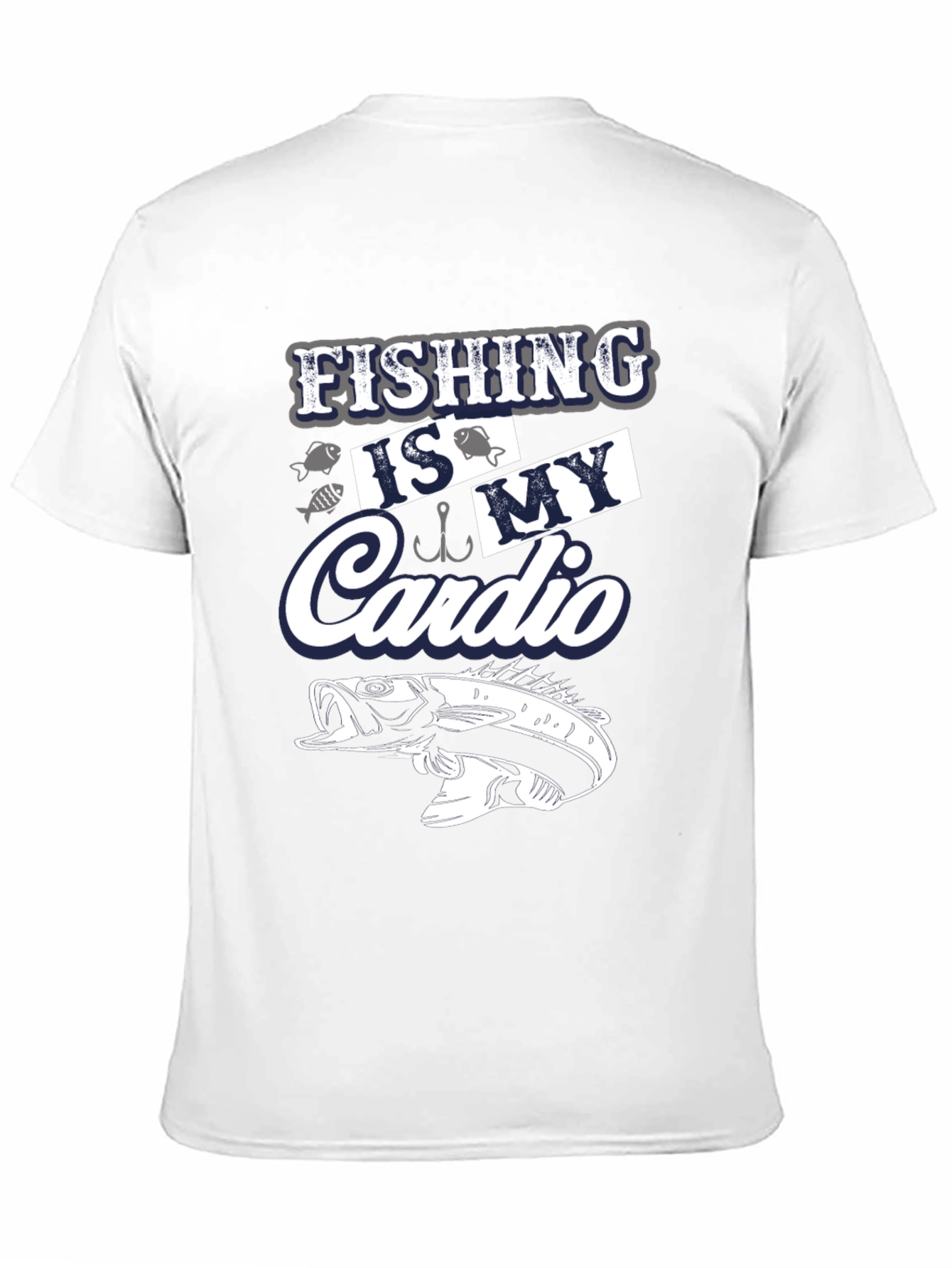 Fishing is My Cardio Graphic Tee