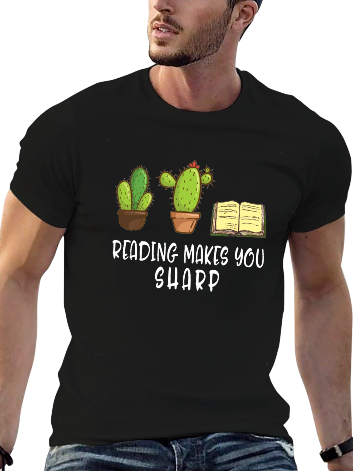 Reading Makes You Sharp Graphic Tee