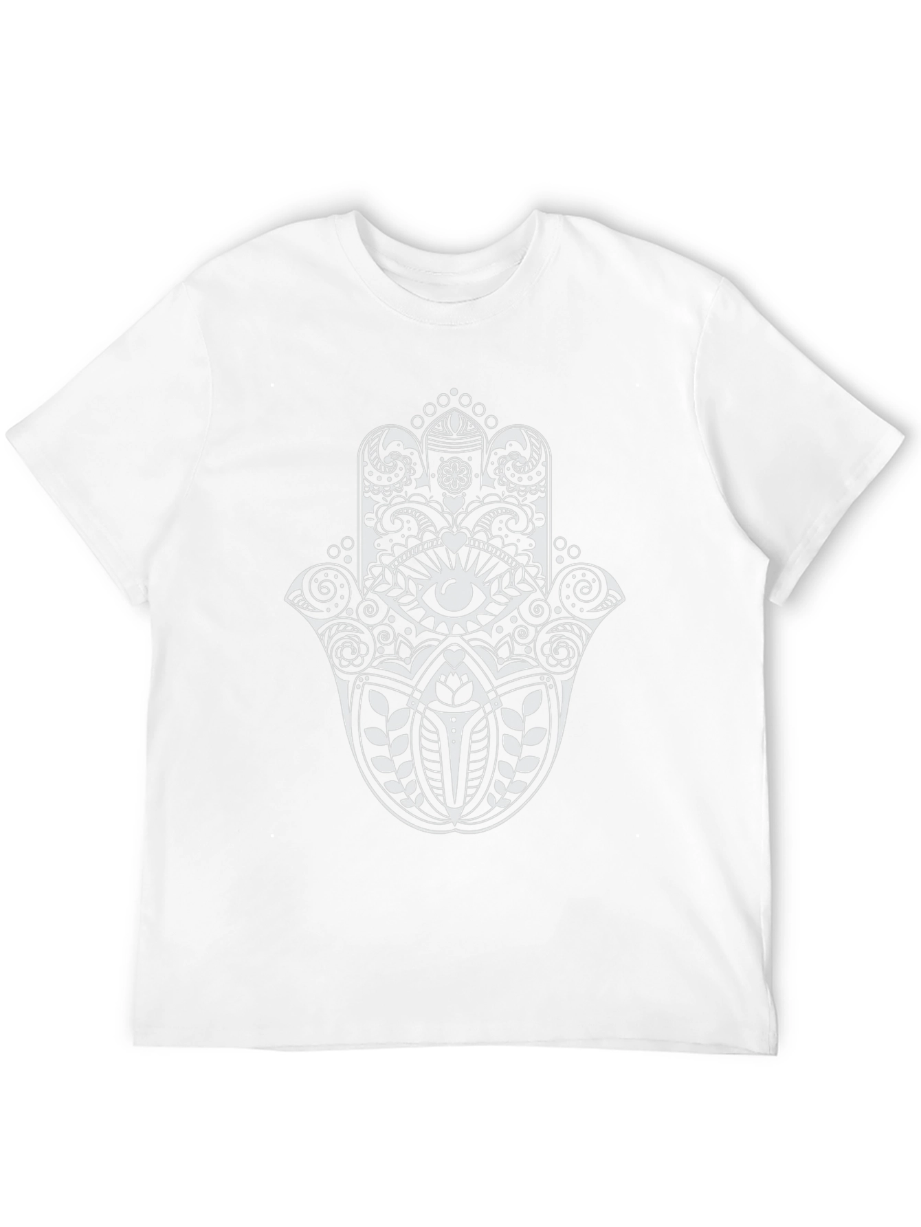 Hamsa Hand Graphic T-Shirt - Black