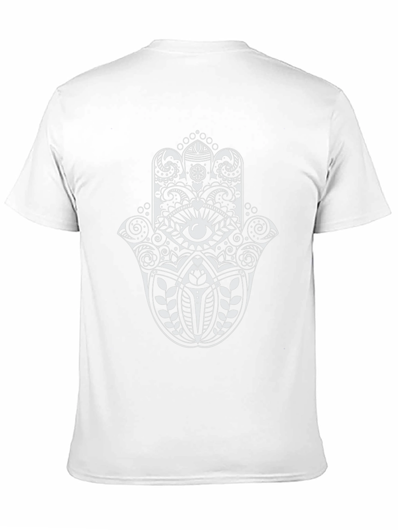 Hamsa Hand Graphic T-Shirt - Black