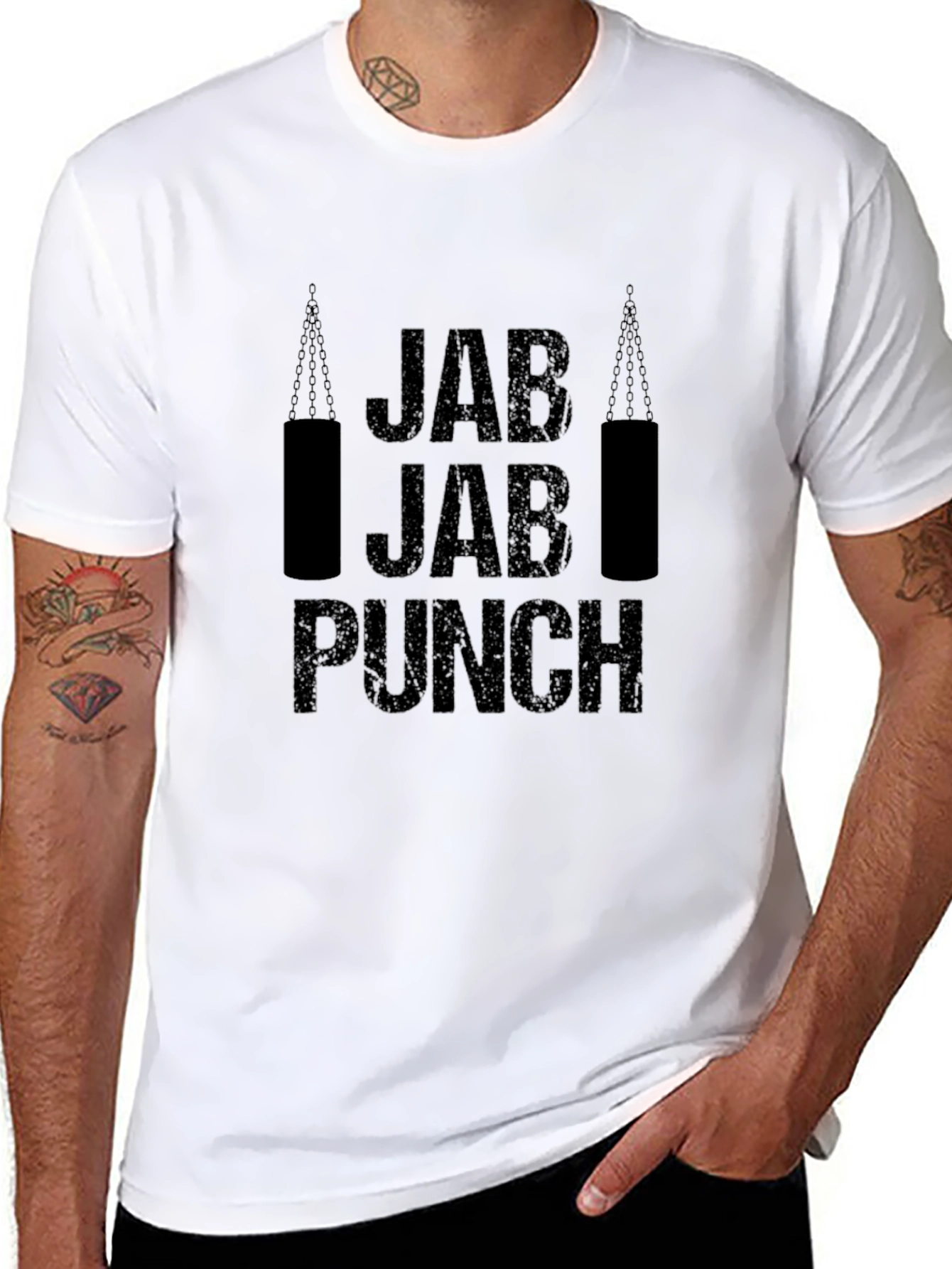 Jab Jab Punch Boxing T-Shirt - Black