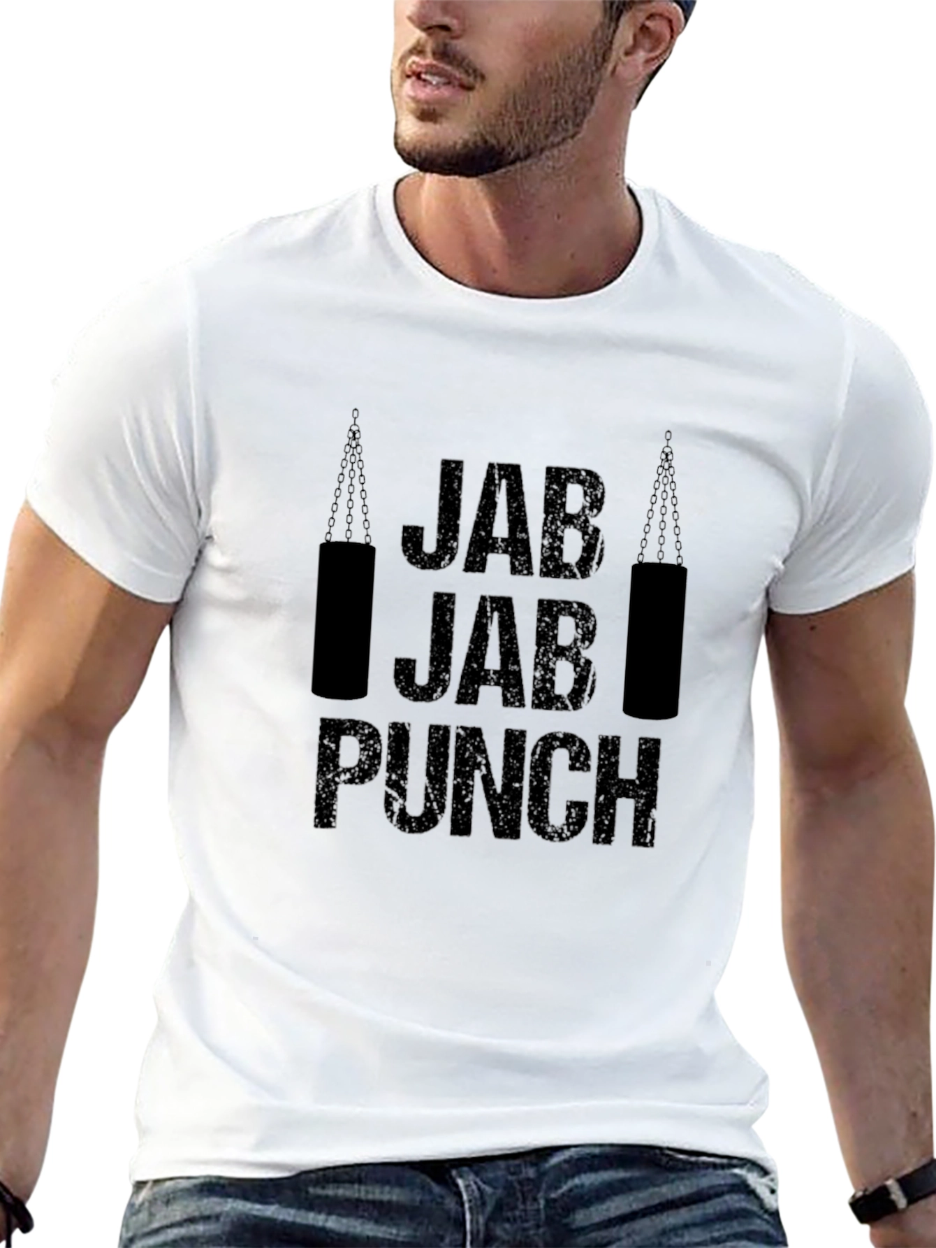 Jab Jab Punch Boxing T-Shirt - Black