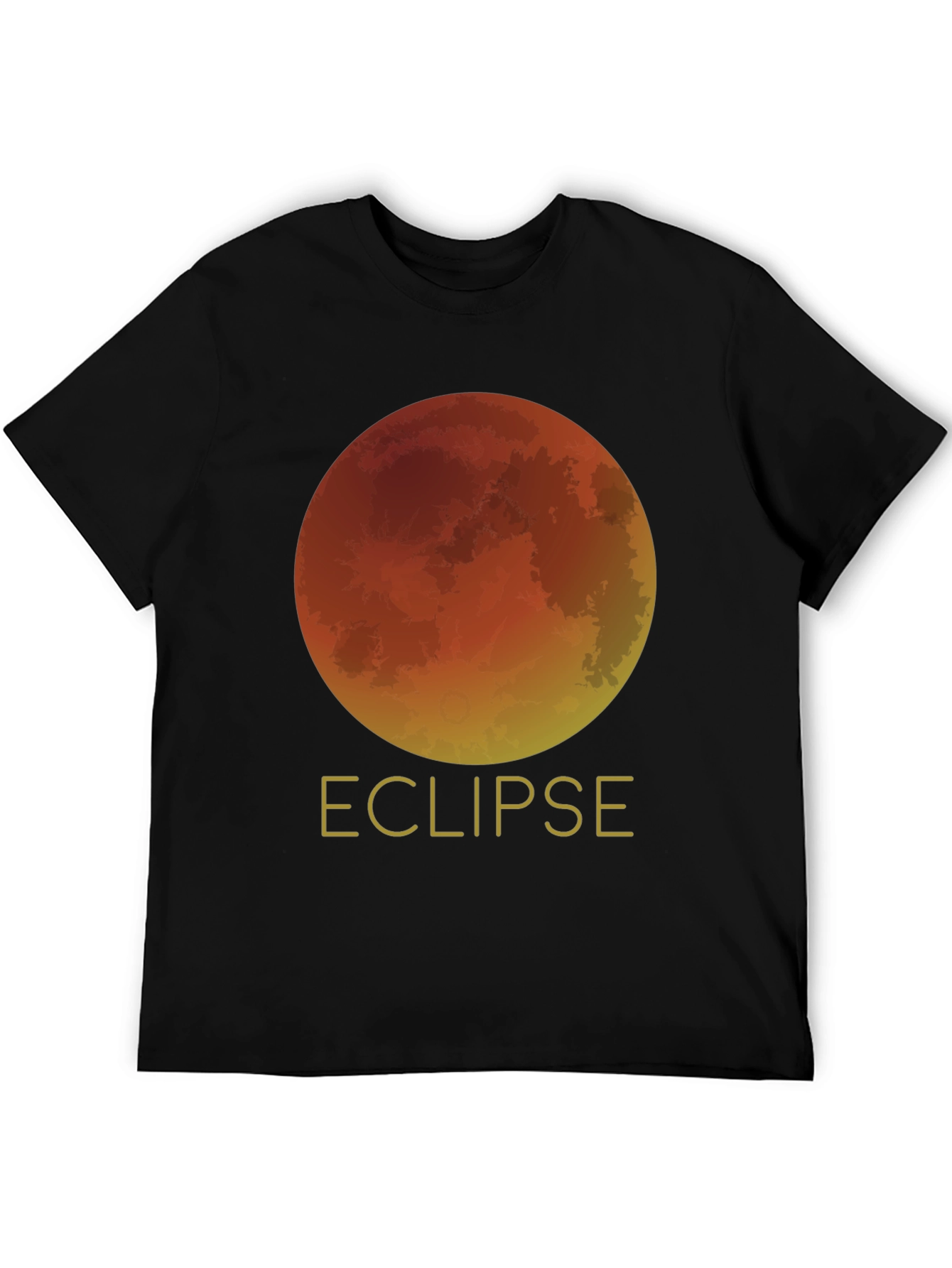 Eclipse Graphic Tee - Black Cotton Blend
