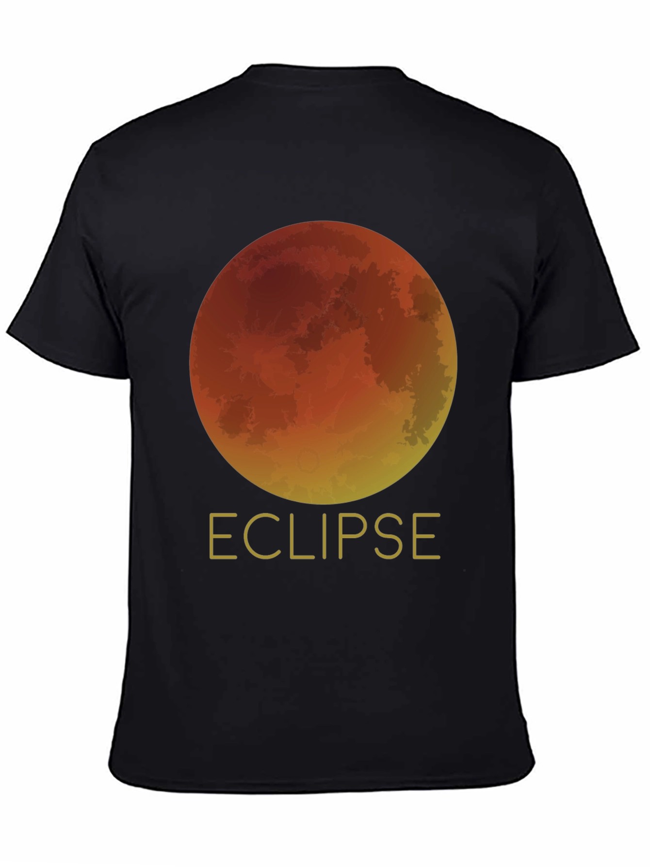Eclipse Graphic Tee - Black Cotton Blend