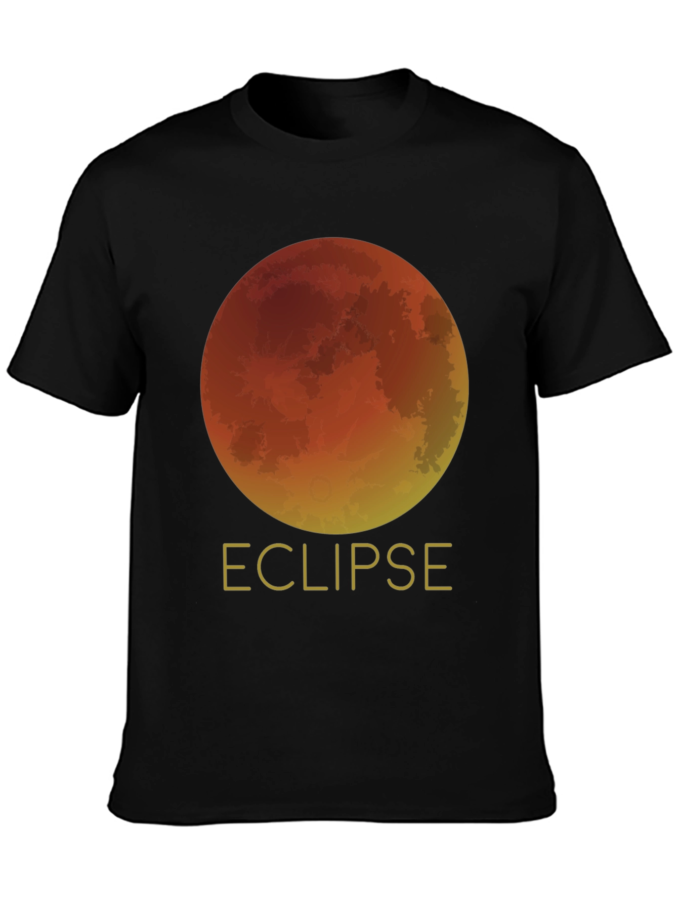 Eclipse Graphic Tee - Black Cotton Blend