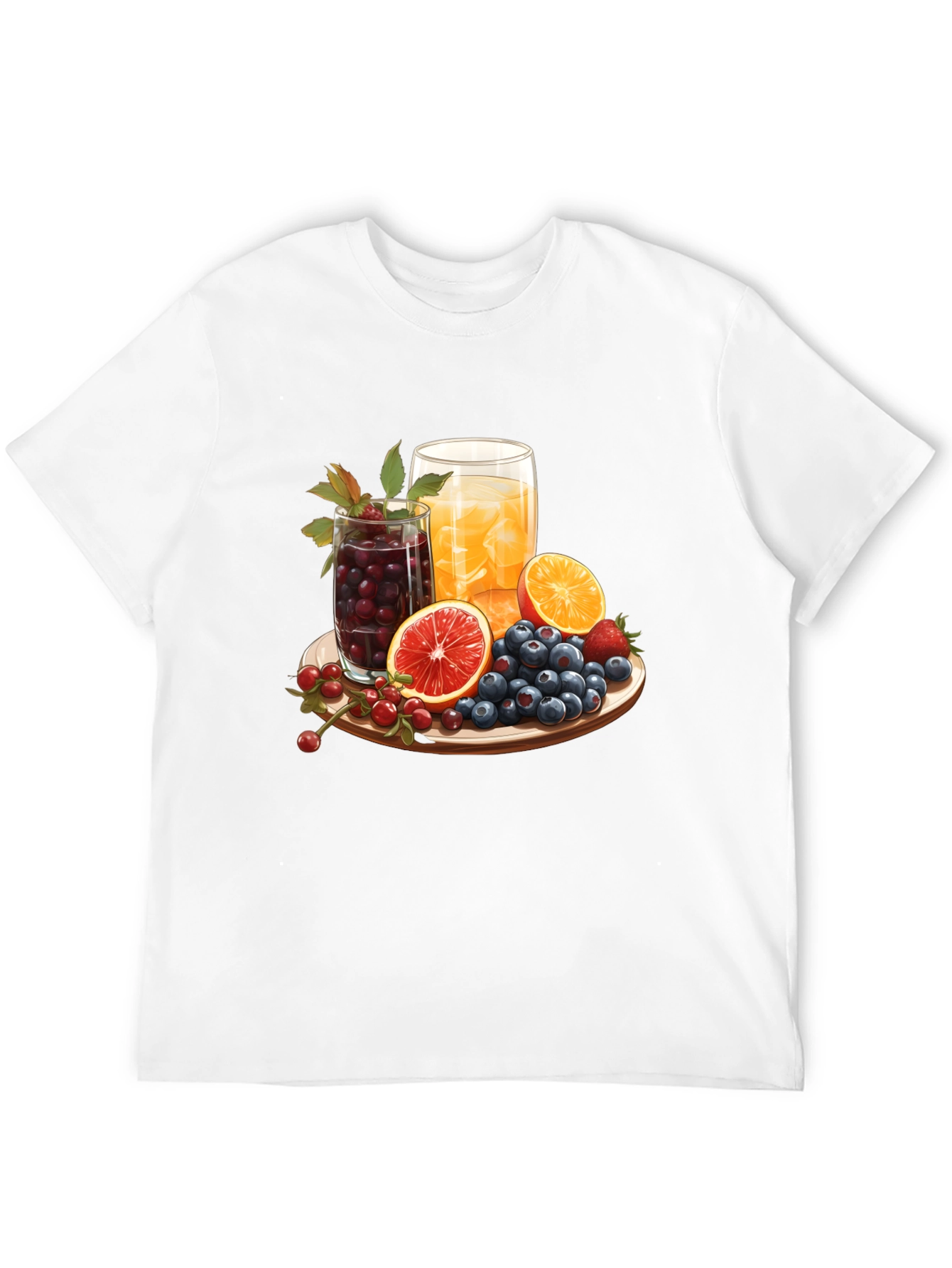 Fruit Platter Graphic Tee - Refreshing Summer Style