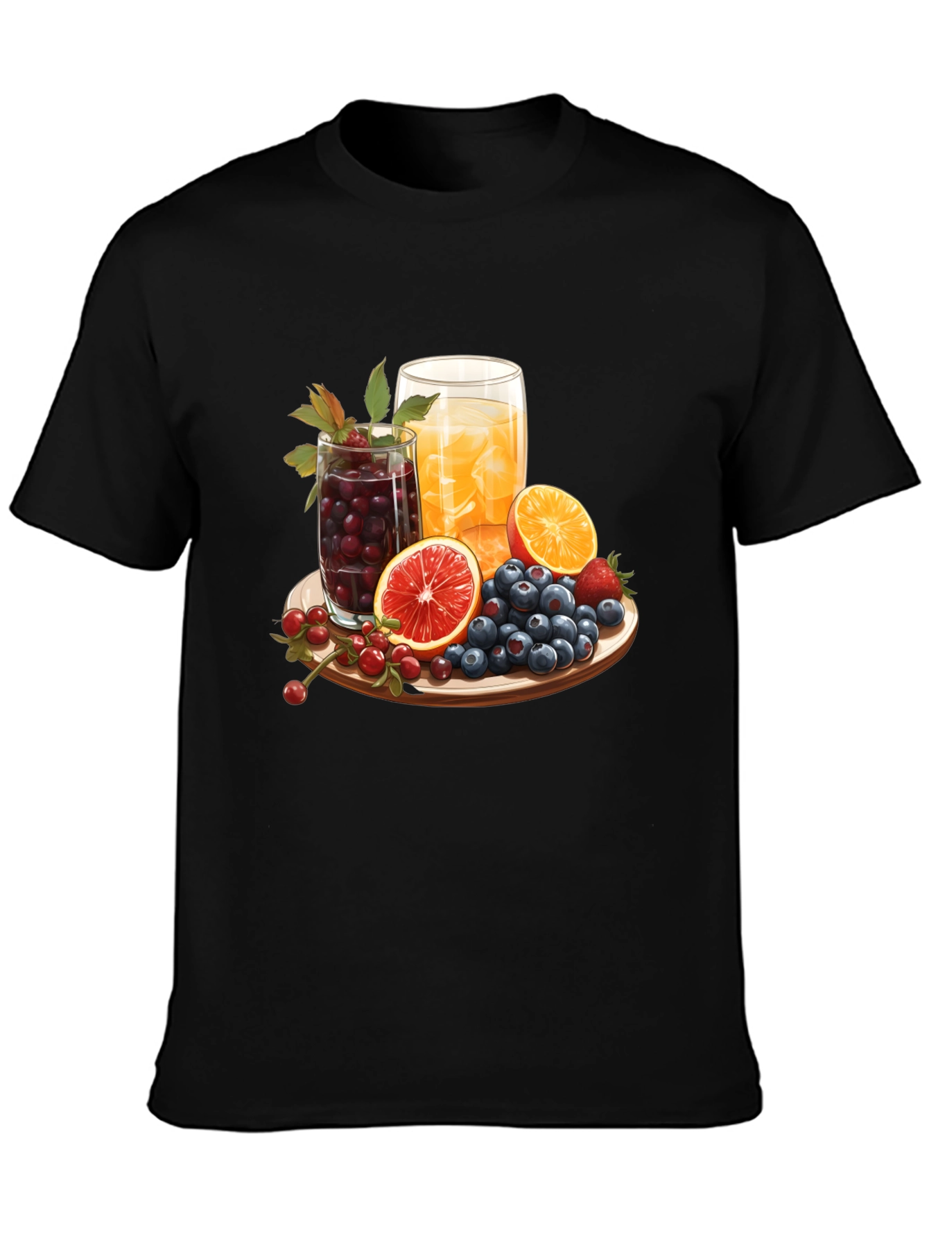 Fruit Platter Graphic Tee - Refreshing Summer Style