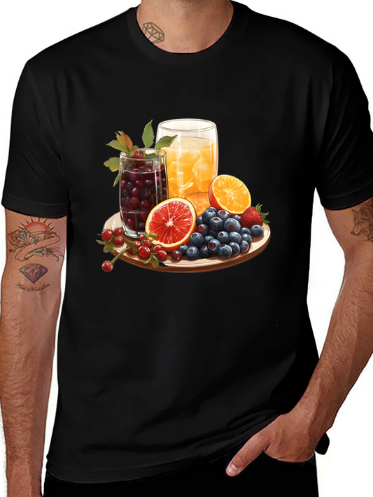 Fruit Platter Graphic Tee - Refreshing Summer Style