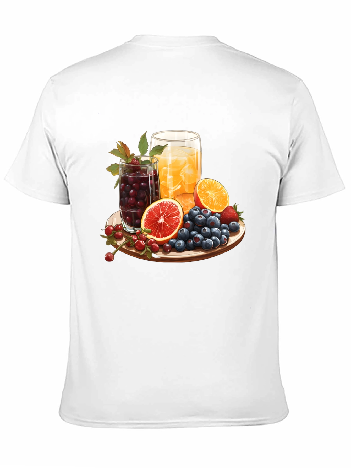 Fruit Platter Graphic Tee - Refreshing Summer Style