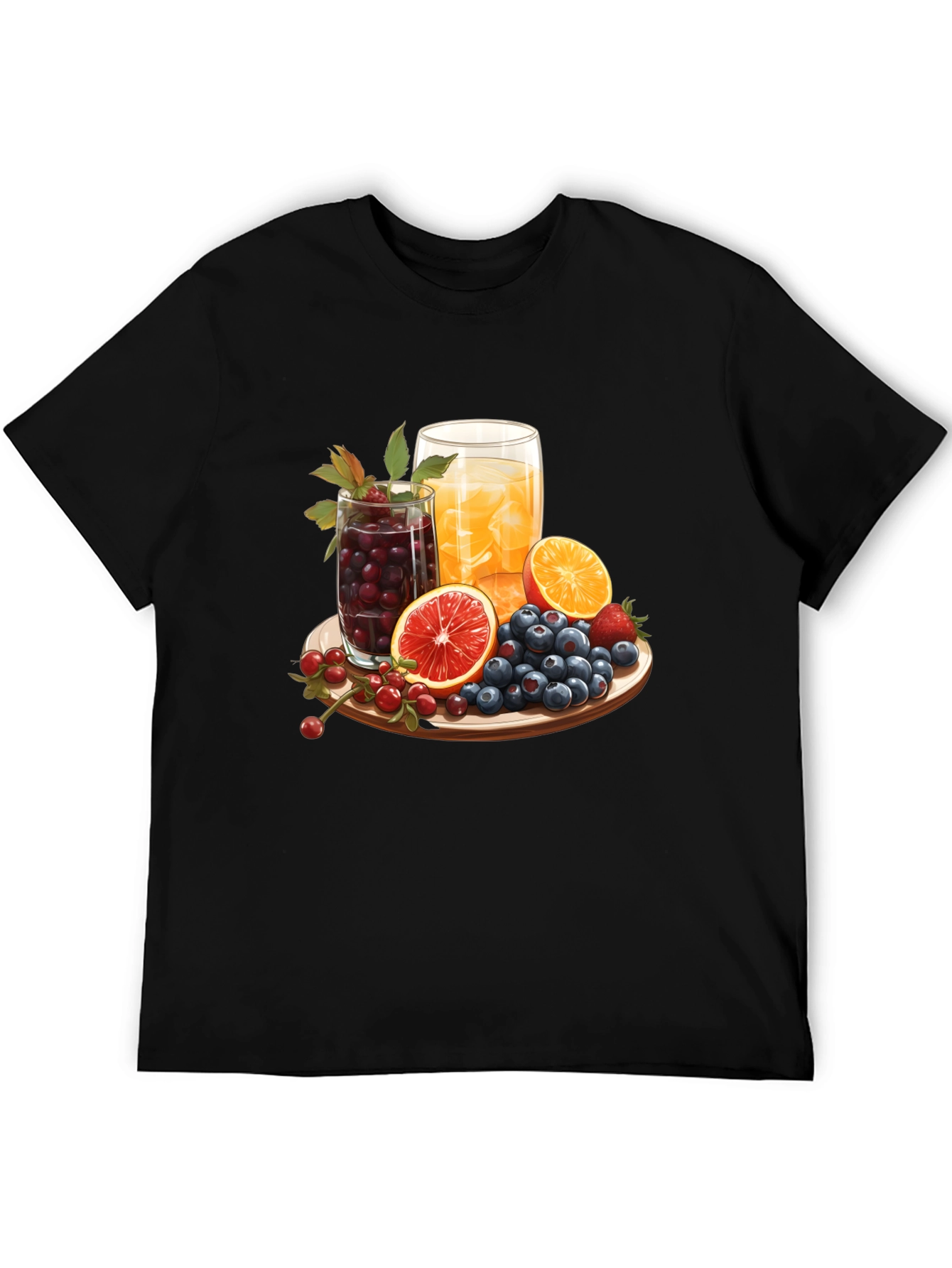 Fruit Platter Graphic Tee - Refreshing Summer Style