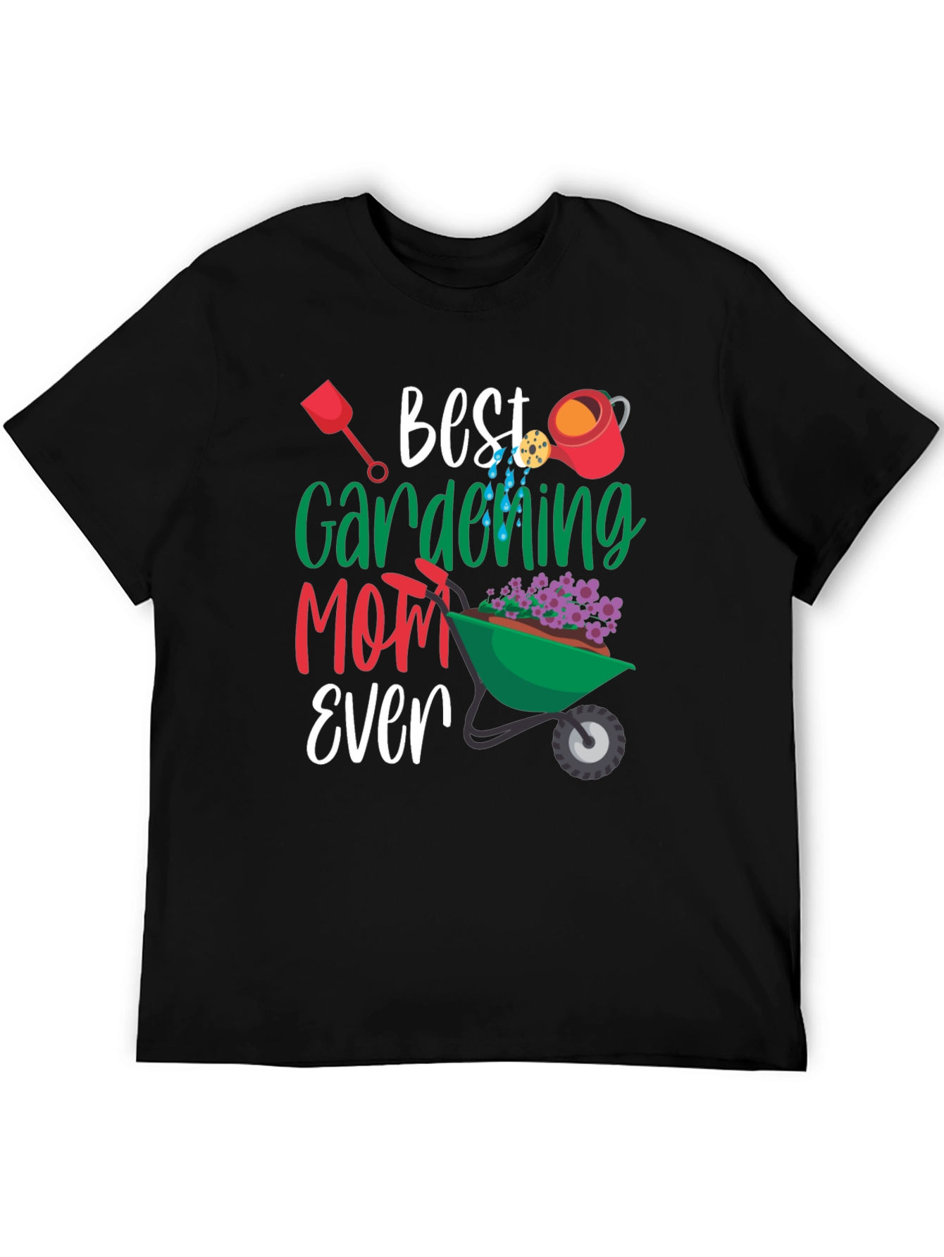 Best Gardening Mom Ever T-Shirt Floral Design