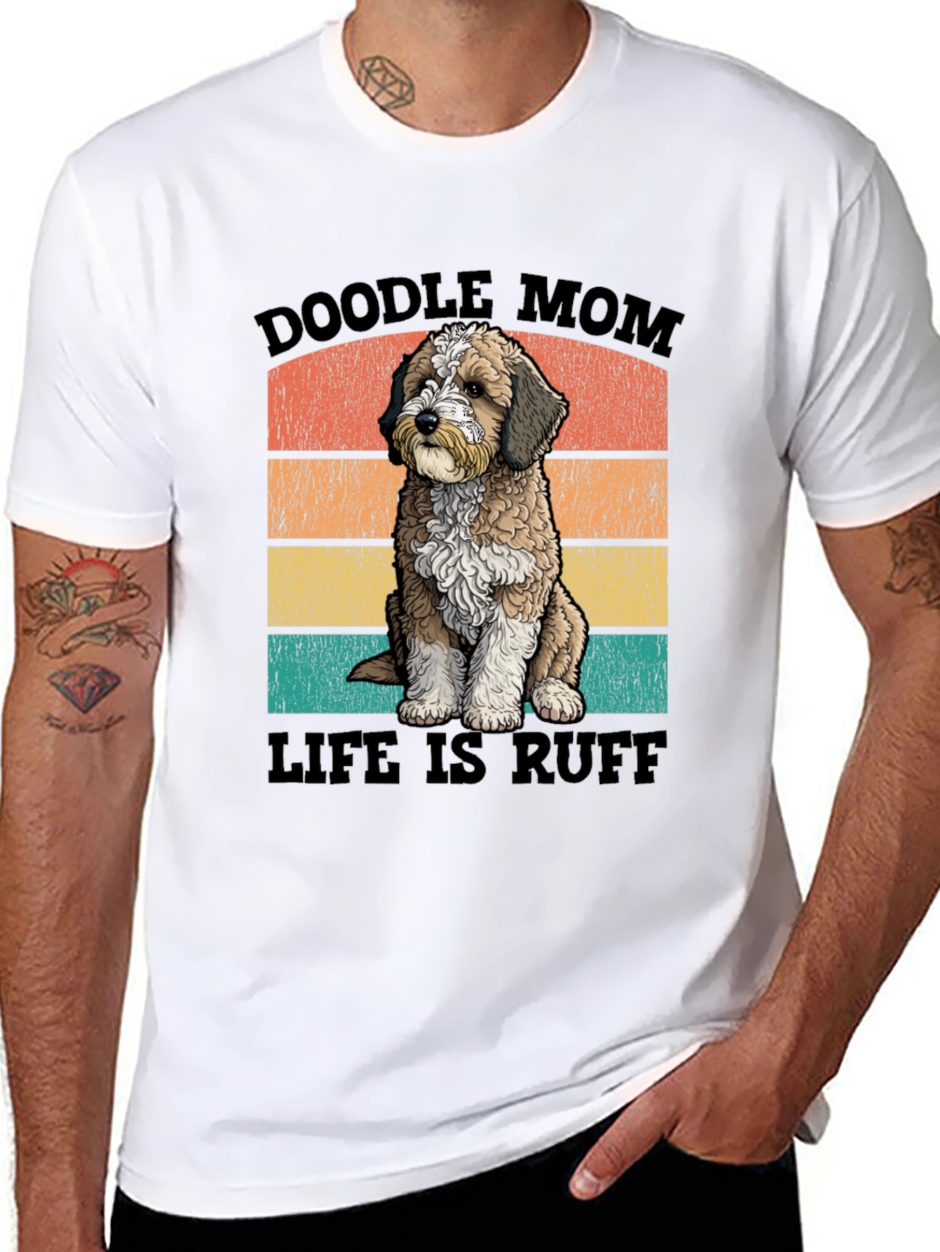Doodle Mom Life is Ruff T-Shirt