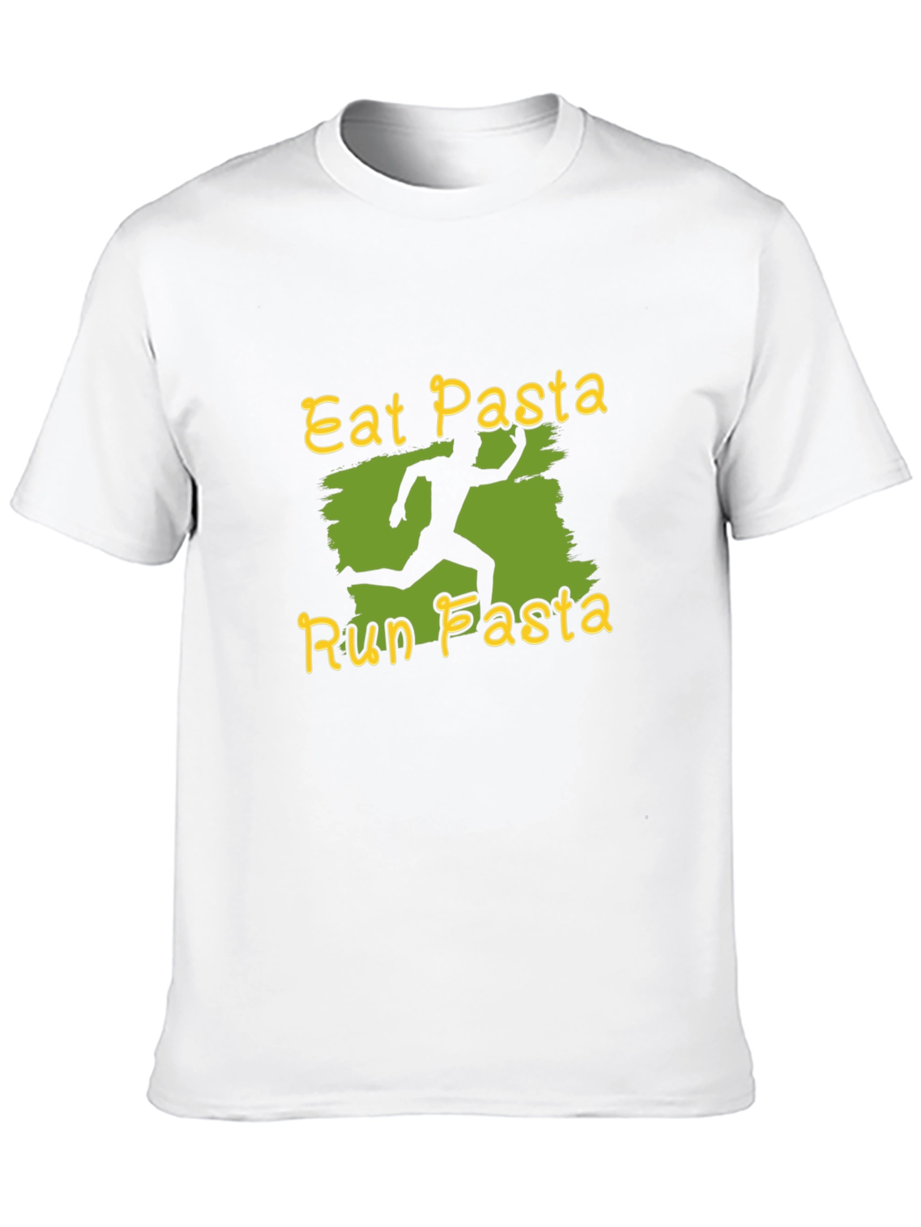 Eat Pasta Run Pasta Black T-Shirt