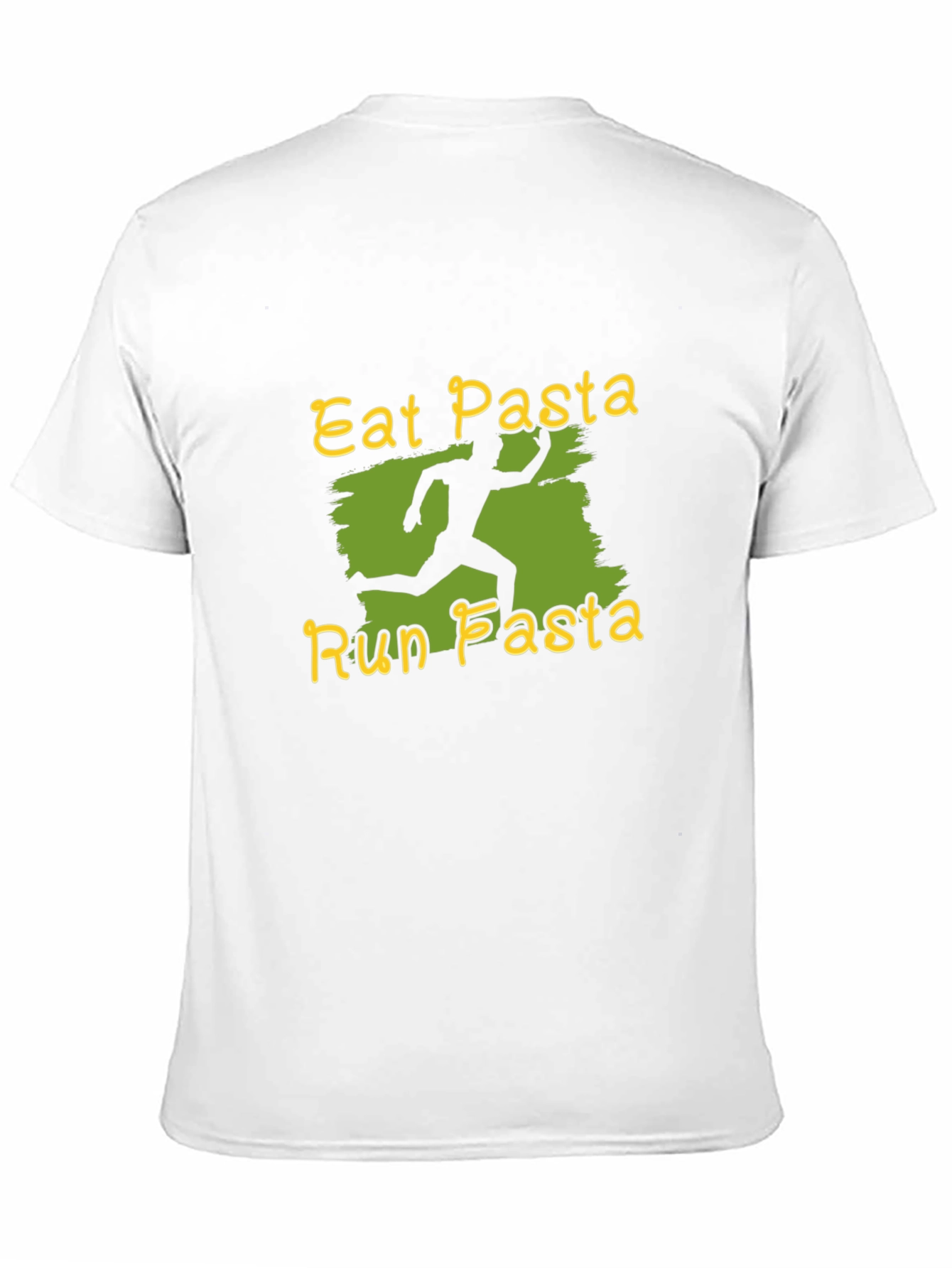 Eat Pasta Run Pasta Black T-Shirt