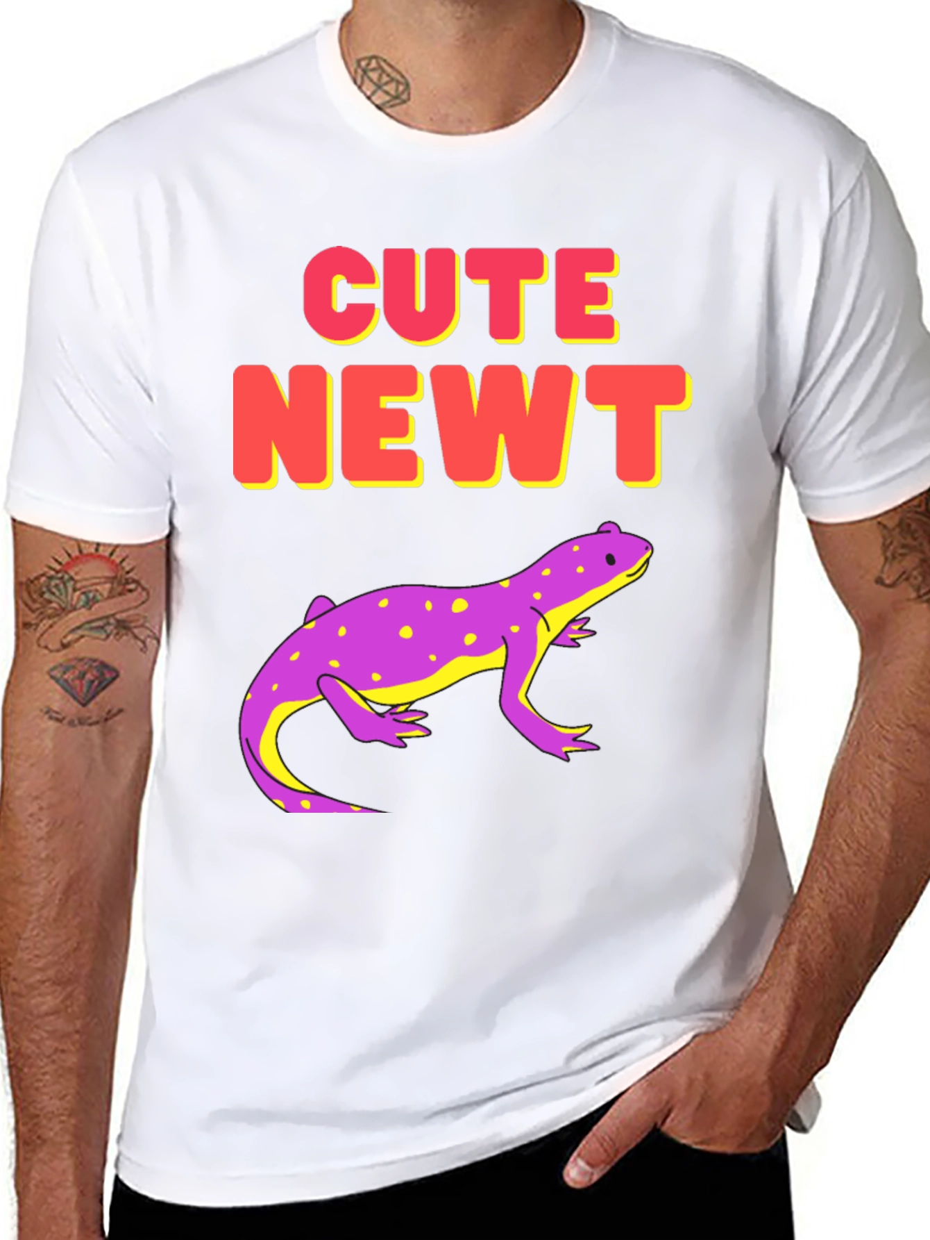 Cute Newt T-Shirt - Fun Animal Tee
