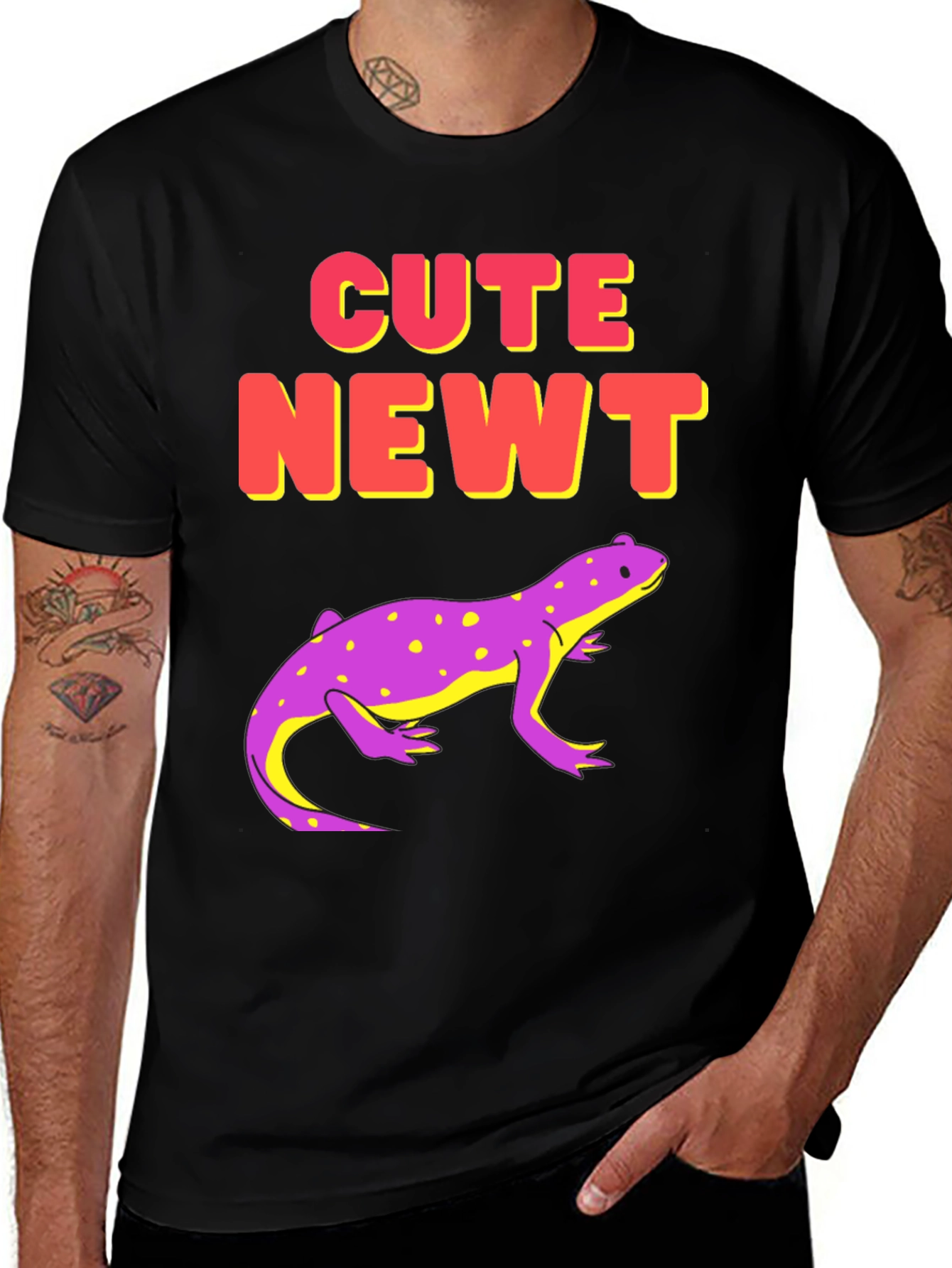 Cute Newt T-Shirt - Fun Animal Tee