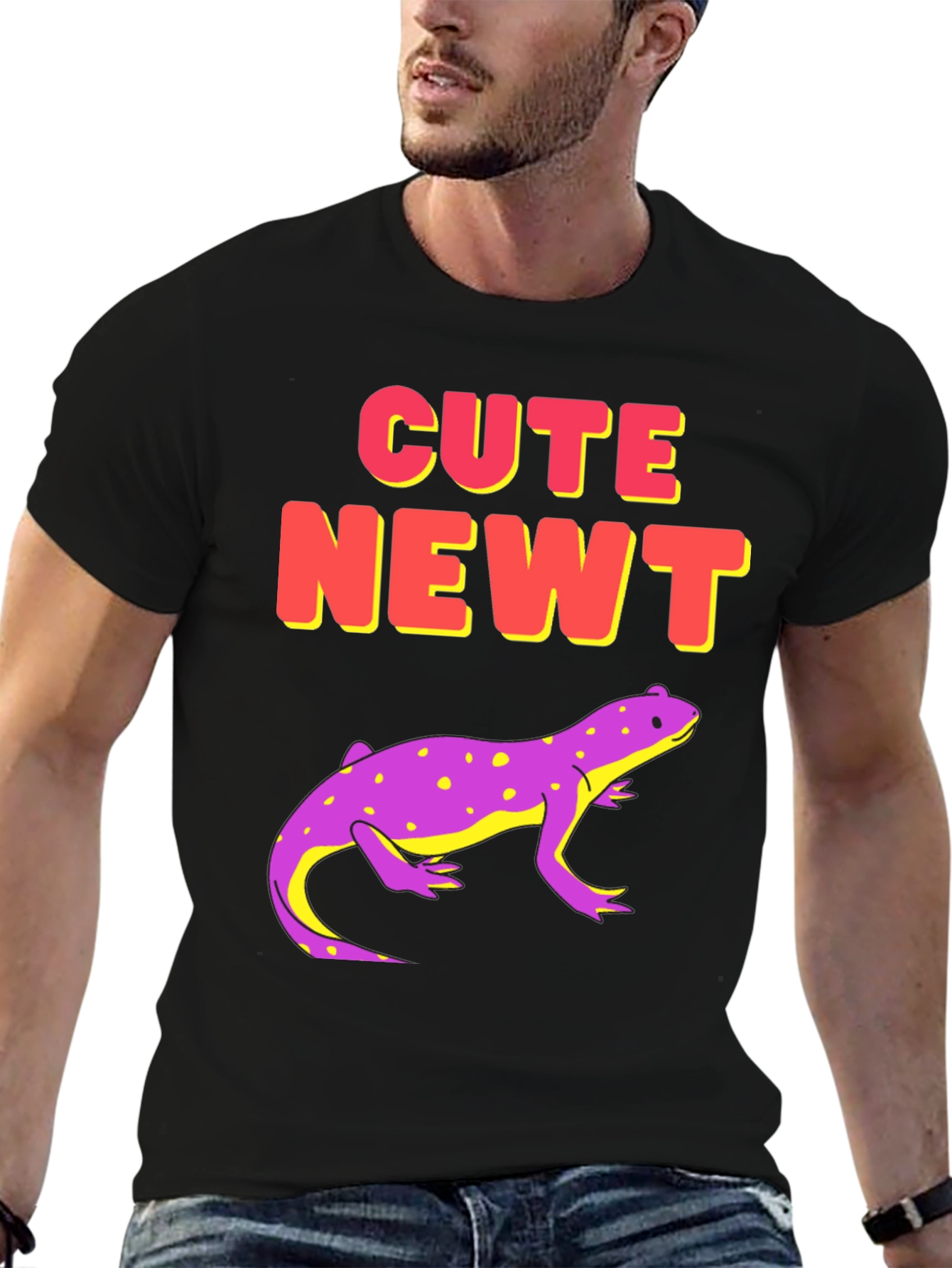 Cute Newt T-Shirt - Fun Animal Tee