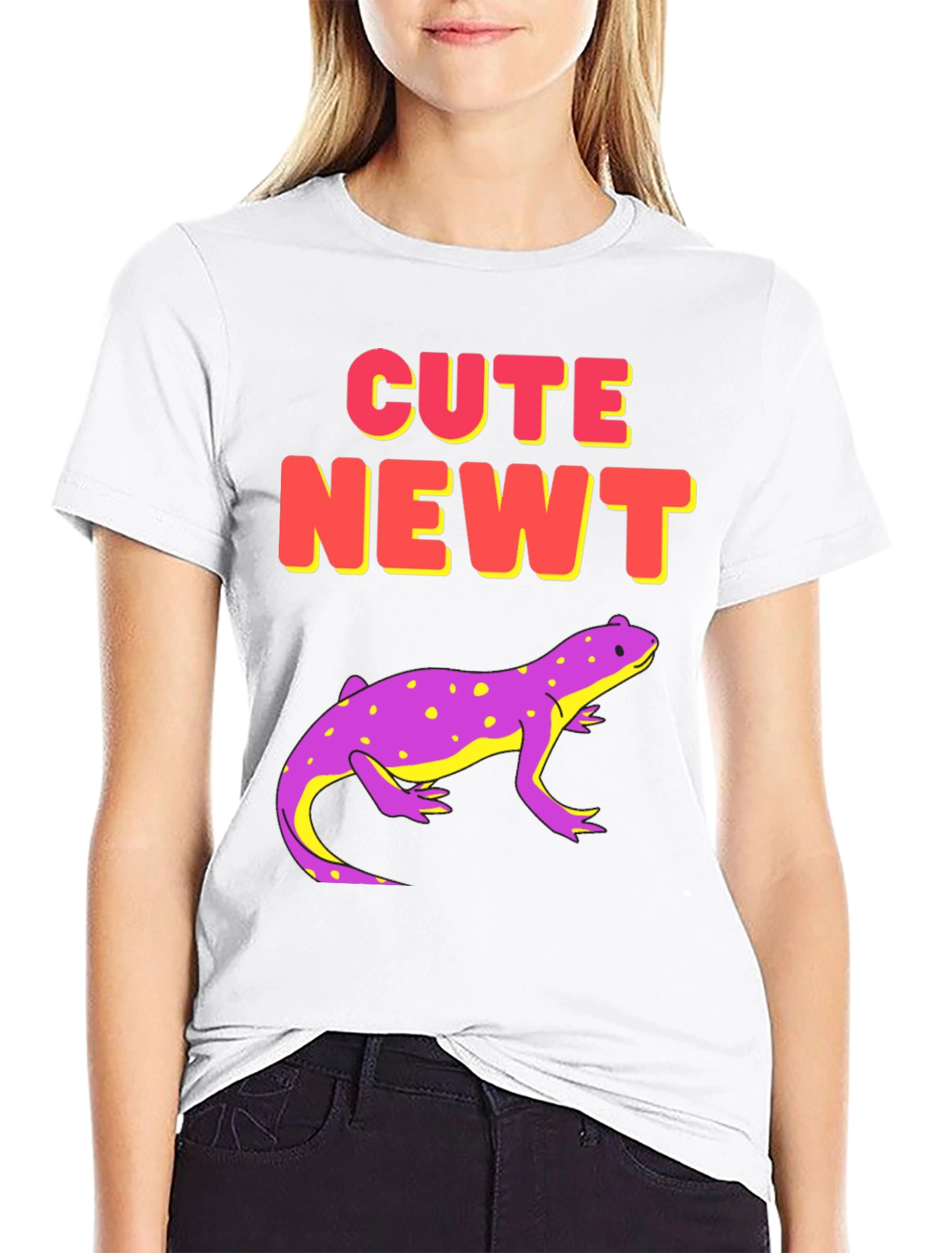 Cute Newt T-Shirt - Fun Animal Tee