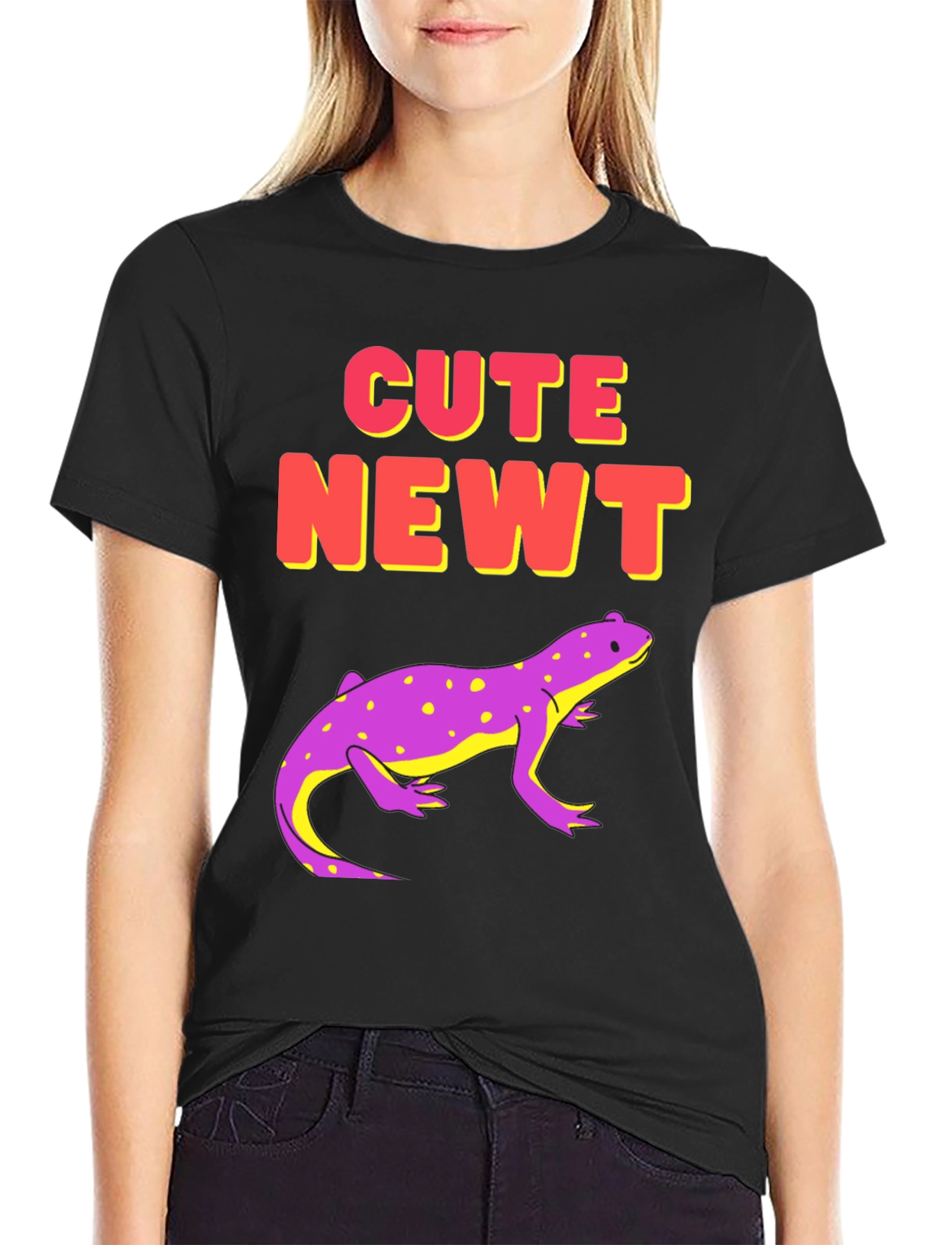 Cute Newt T-Shirt - Fun Animal Tee