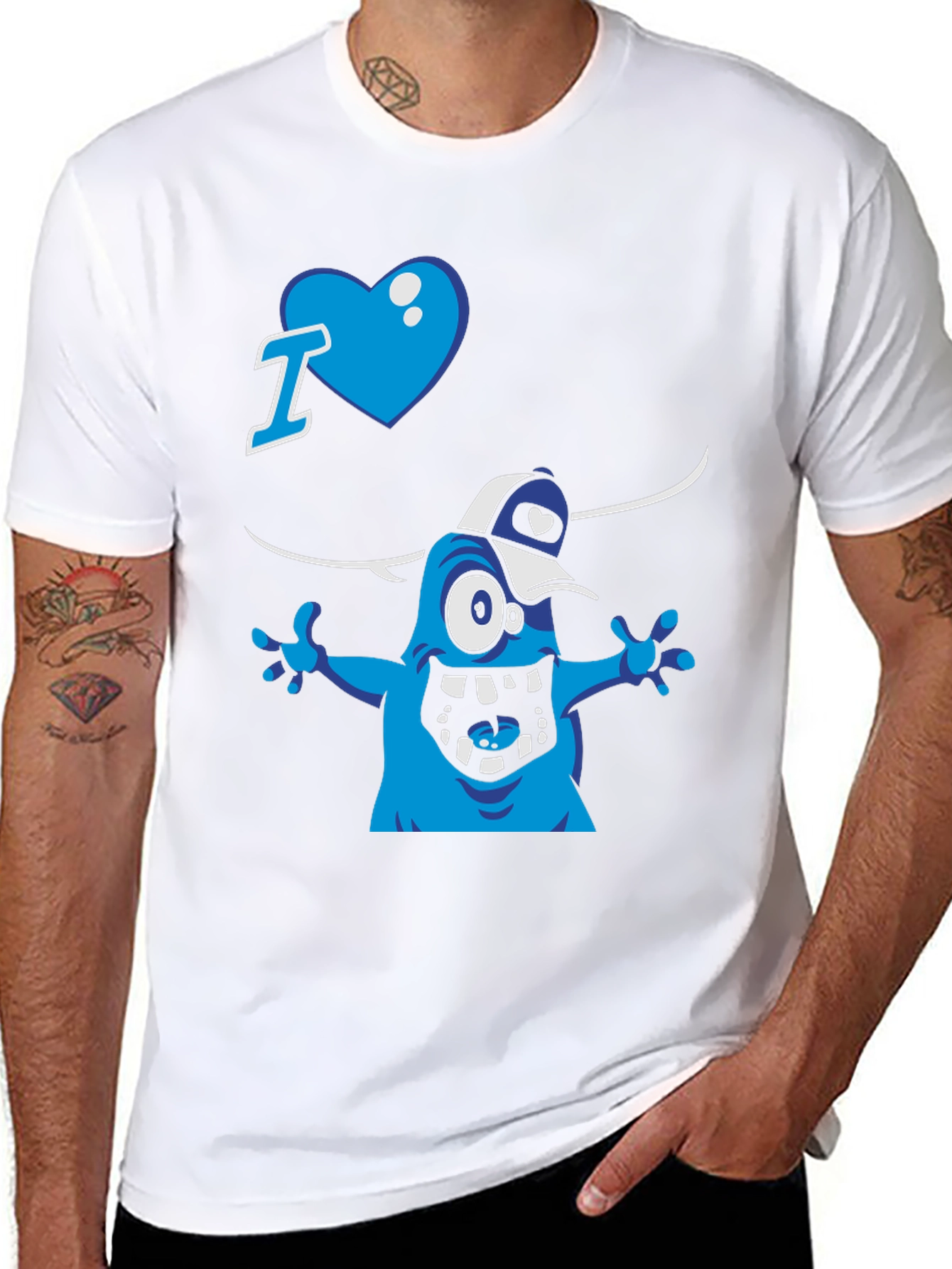 I Heart Monster Graphic T-Shirt - Fun & Unique