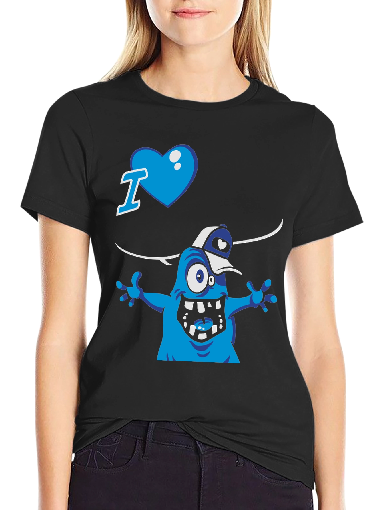I Heart Monster Graphic T-Shirt - Fun & Unique