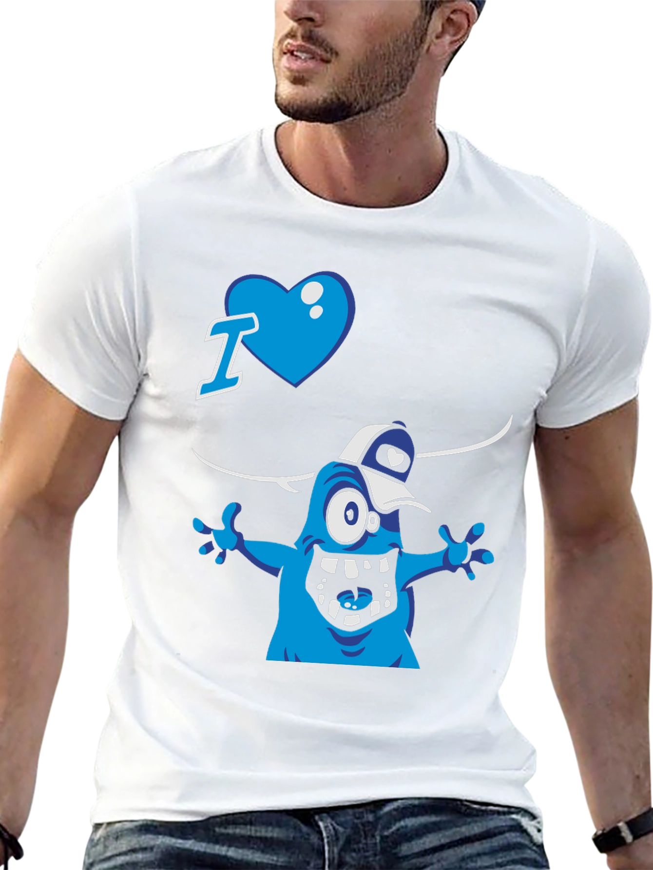 I Heart Monster Graphic T-Shirt - Fun & Unique