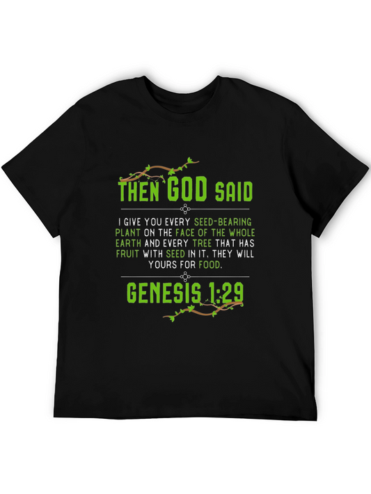 Genesis 1:29 T-Shirt - God Said Graphic Tee