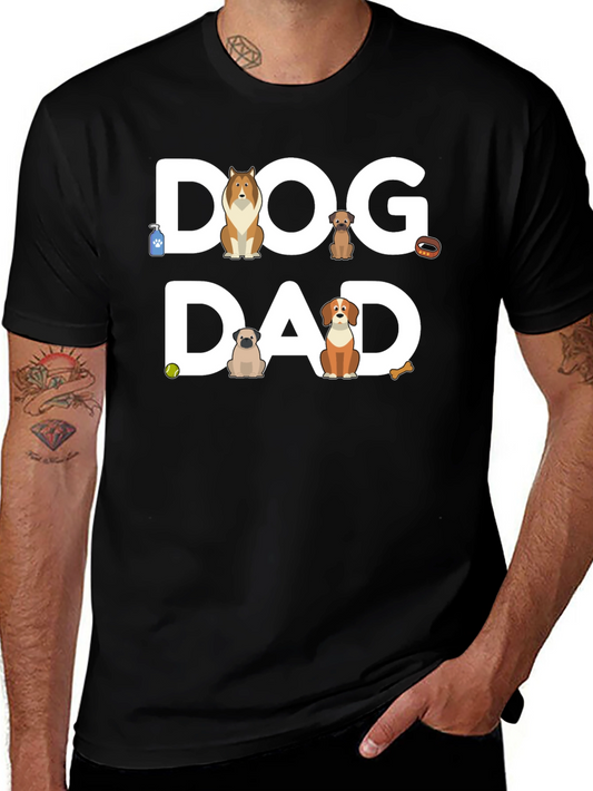 Dog Dad T-Shirt - Cute Dog Breed Design