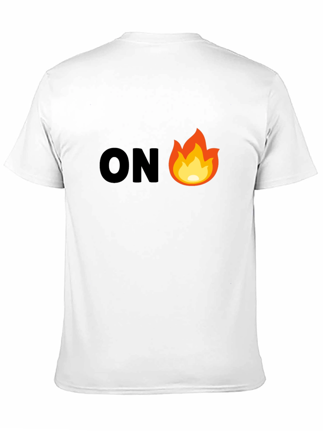 On Fire Graphic Tee - Mens Black T-Shirt