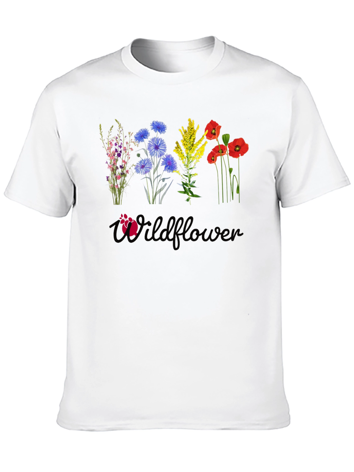 Wildflower Graphic Tee - Black