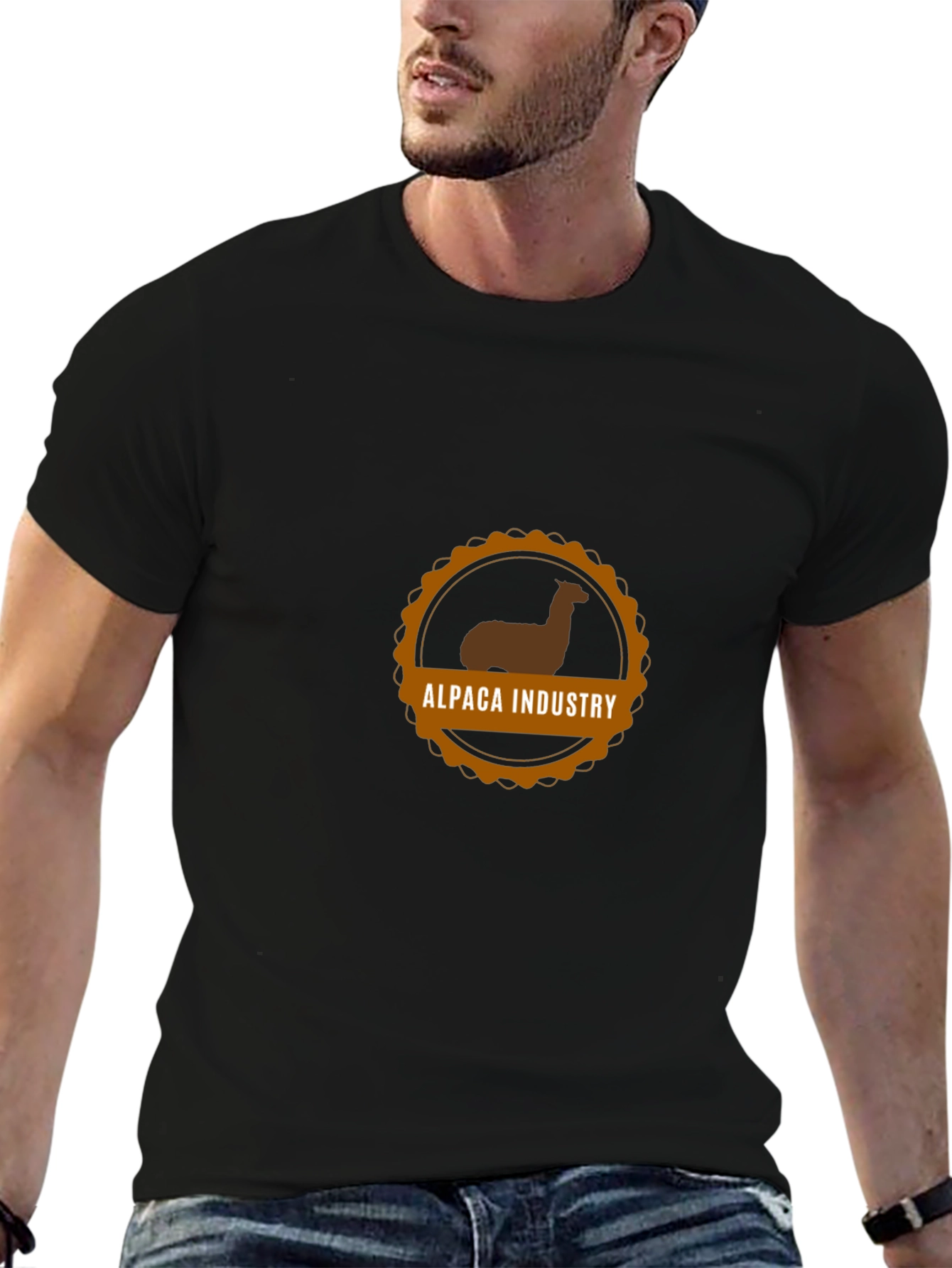 Alpaca Industry T-Shirt - Black