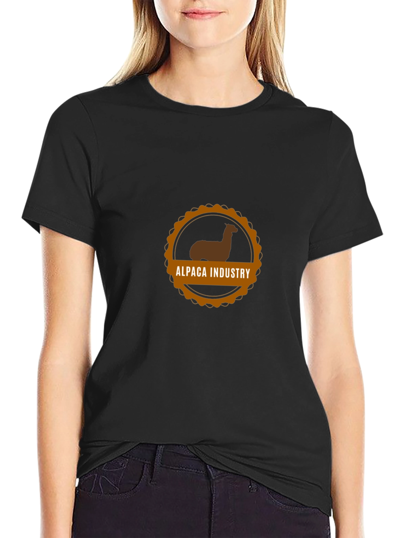 Alpaca Industry T-Shirt - Black