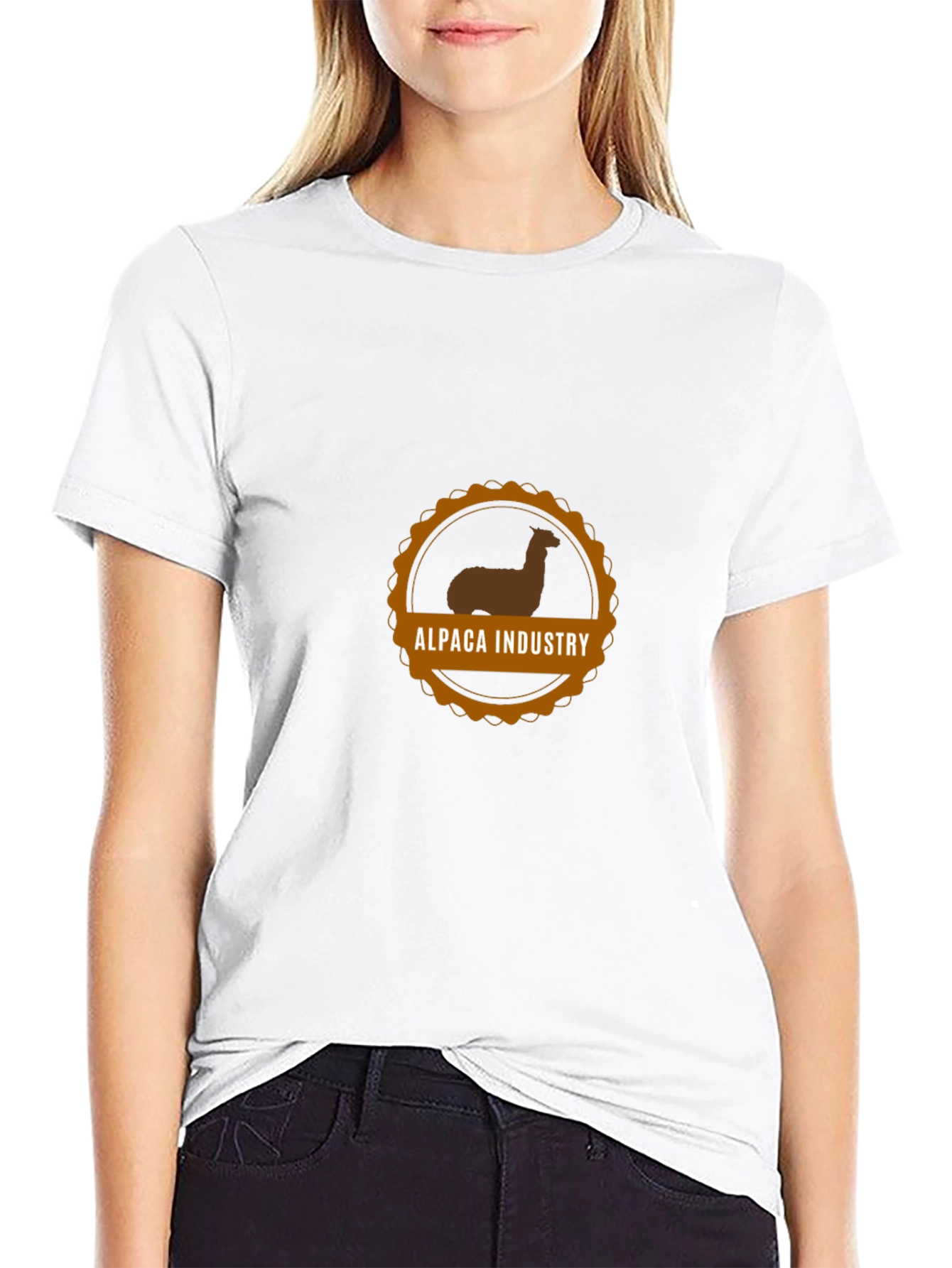 Alpaca Industry T-Shirt - Black